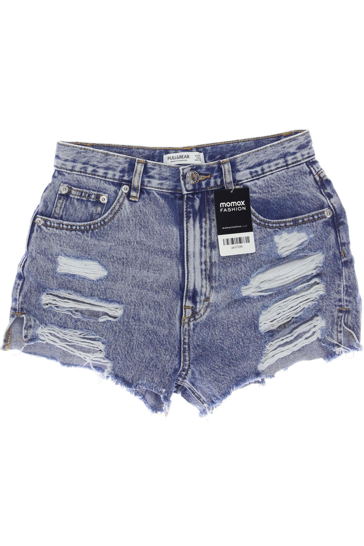 

Pull & Bear Damen Shorts, blau, Gr. 36