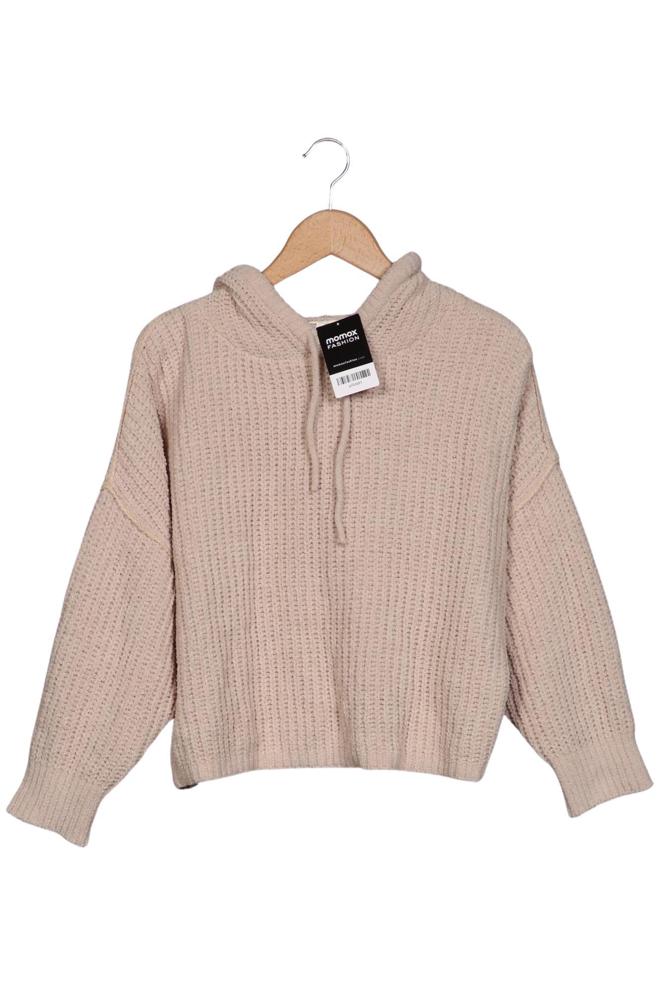

Pull & Bear Damen Kapuzenpullover, beige, Gr. 36