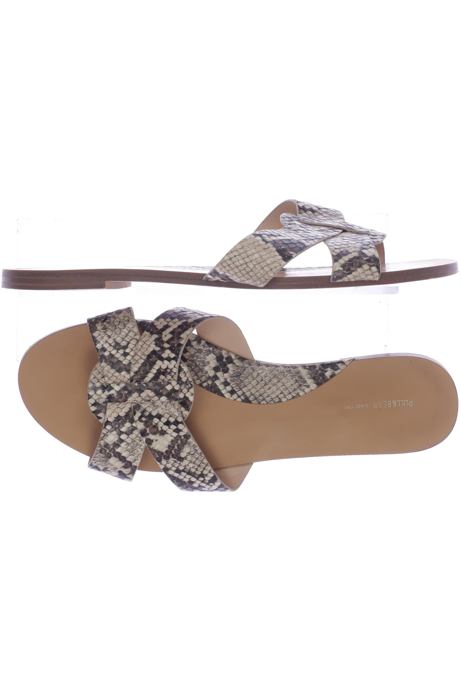 

Pull & Bear Damen Sandale, braun, Gr. 37