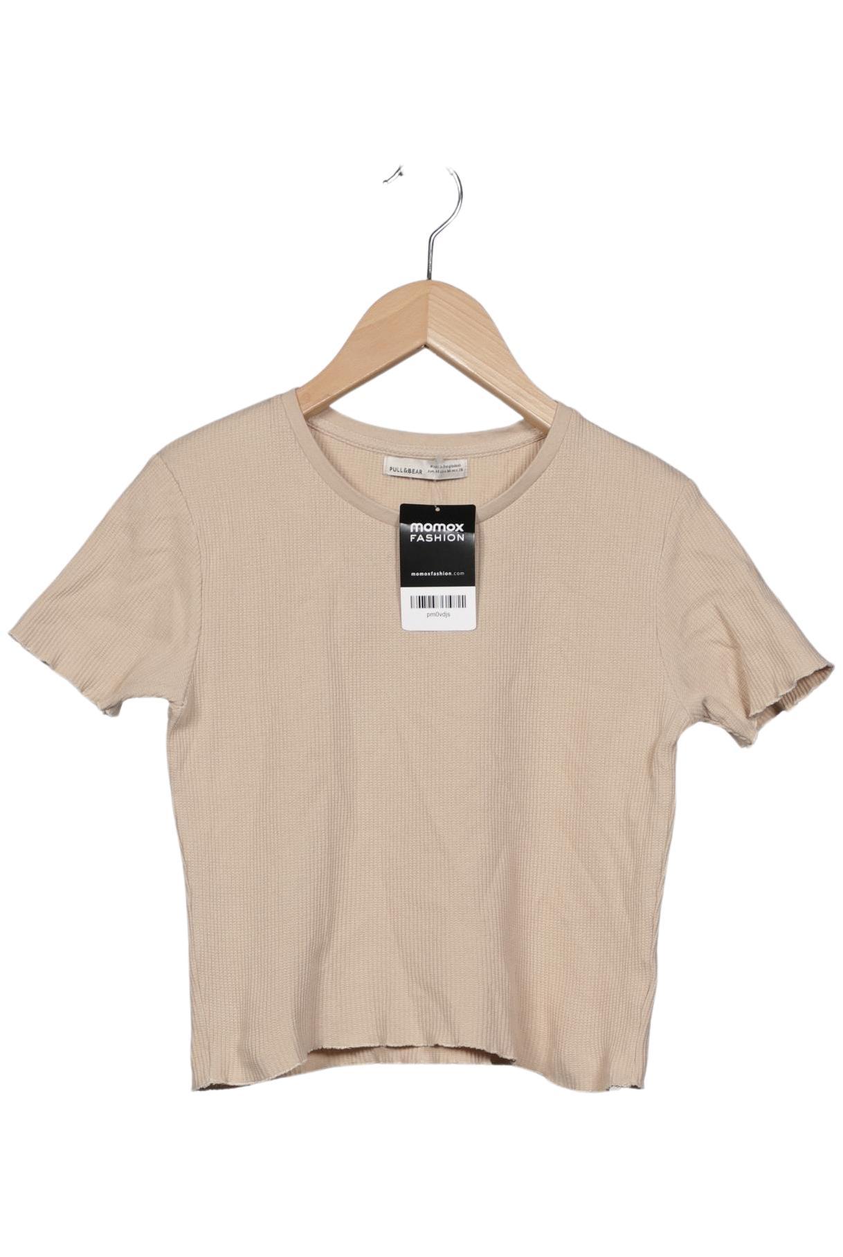 

Pull & Bear Damen T-Shirt, beige, Gr. 38