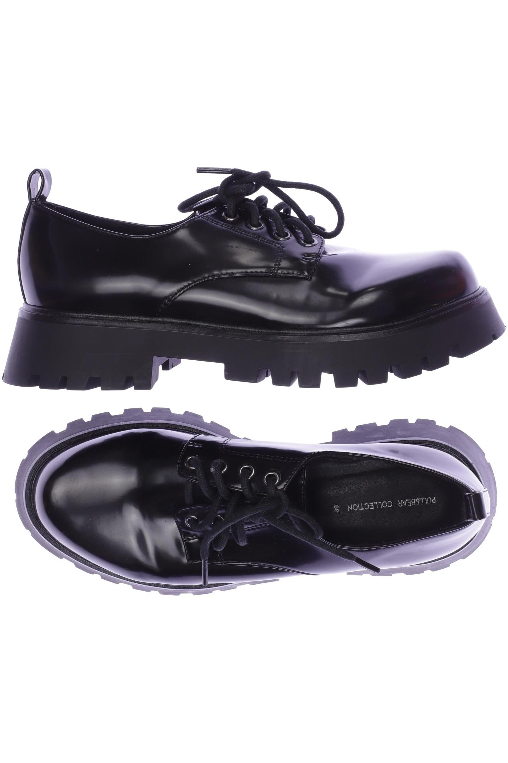 

Pull & Bear Damen Halbschuh, schwarz, Gr. 39