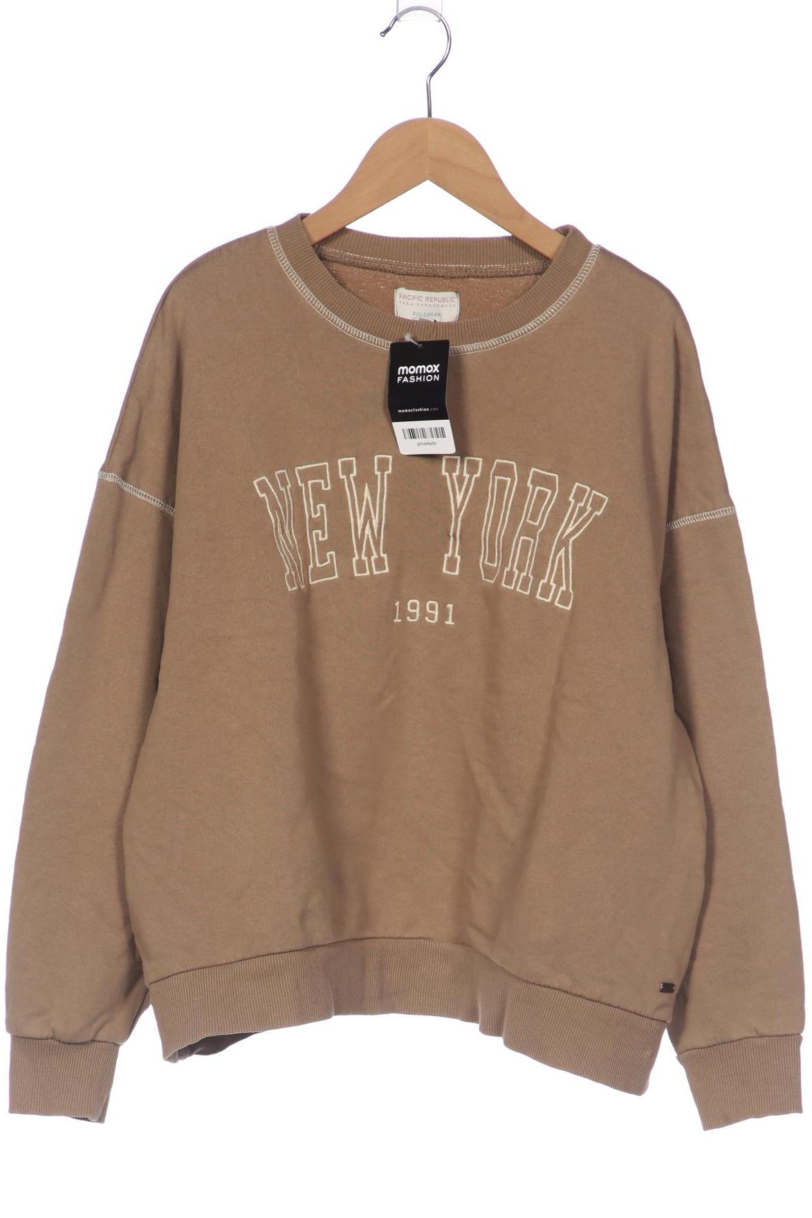 

Pull & Bear Damen Sweatshirt, beige, Gr. 38