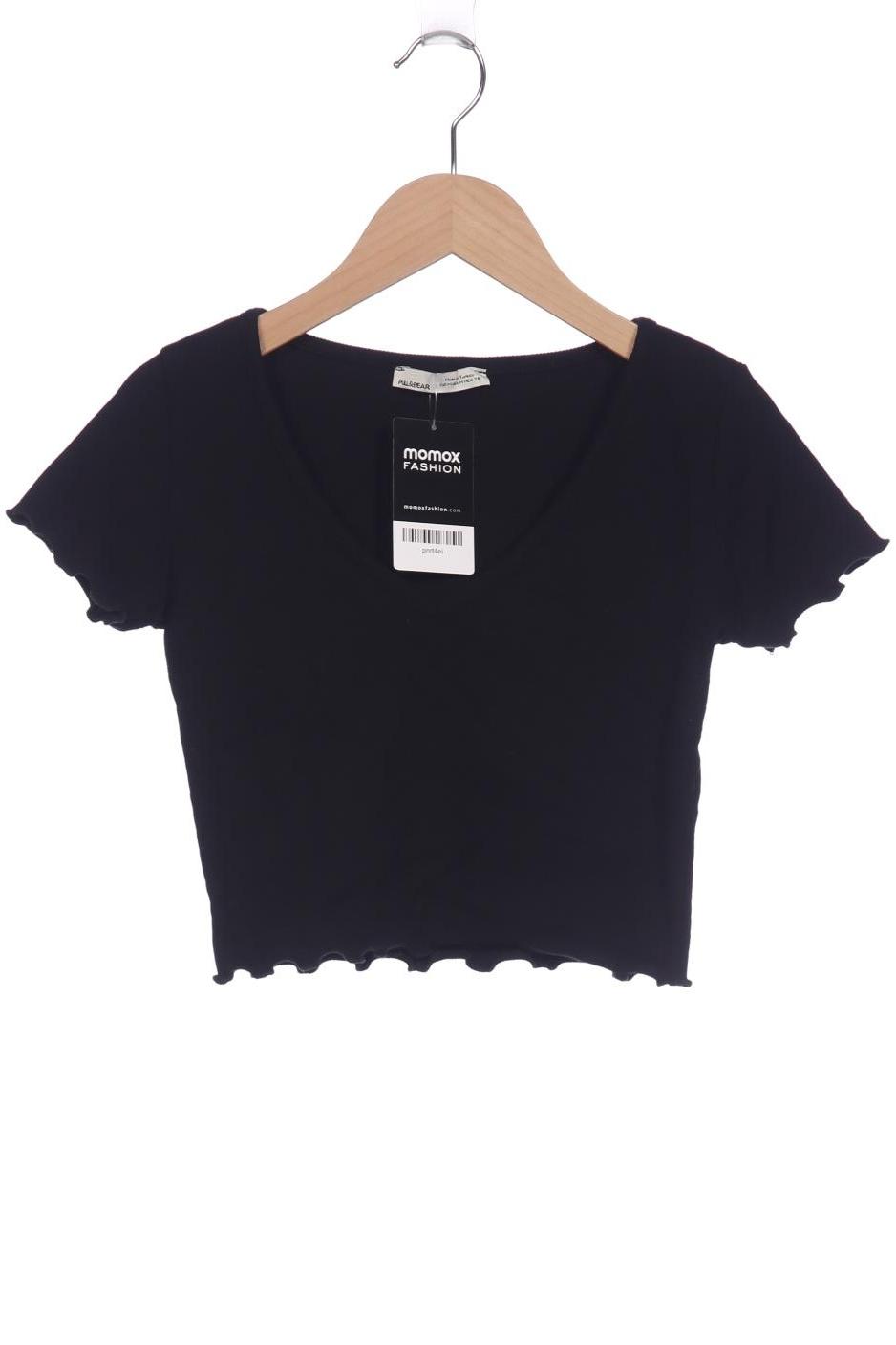 

Pull & Bear Damen T-Shirt, schwarz, Gr. 38