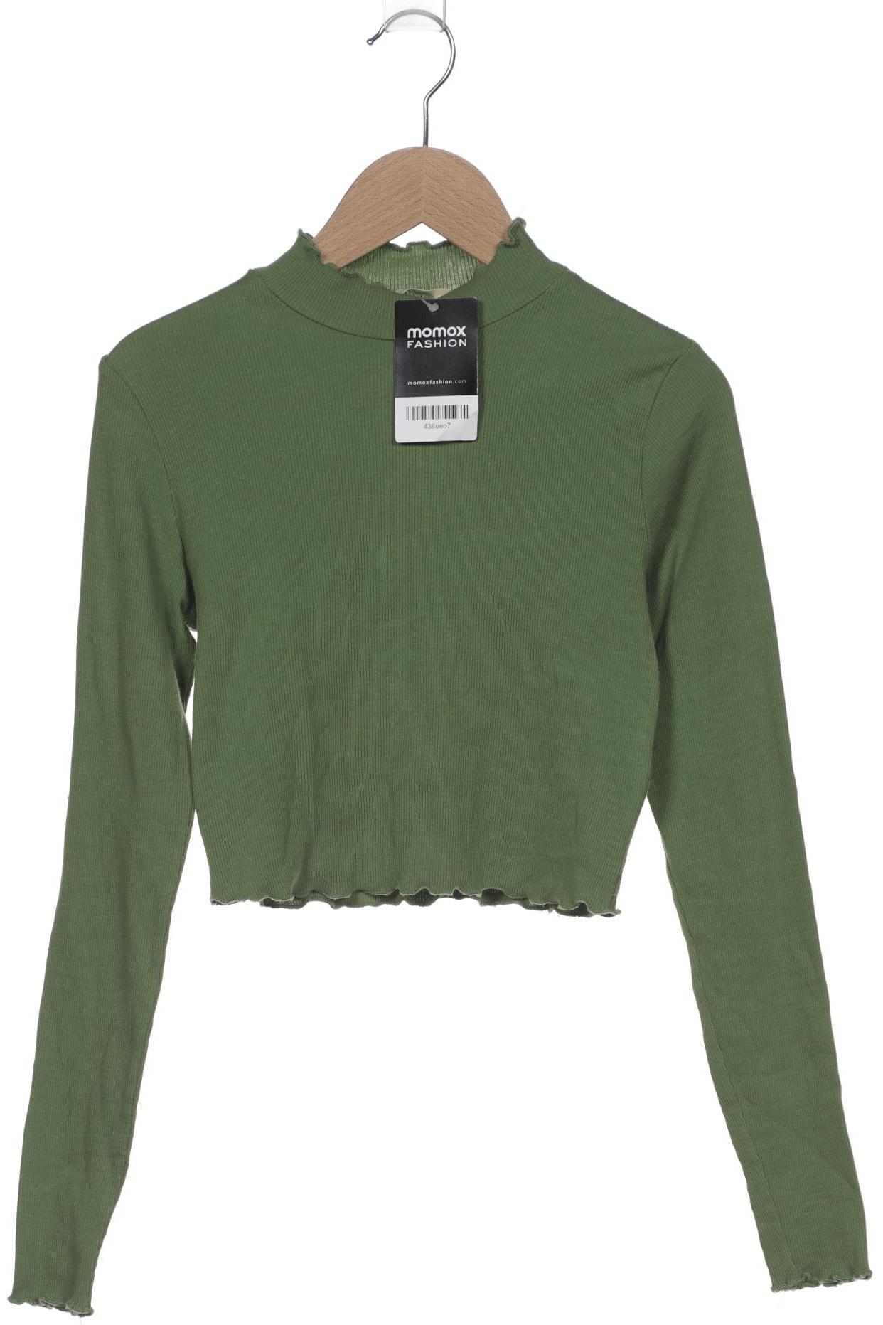 

Pull & Bear Damen Langarmshirt, grün, Gr. 36