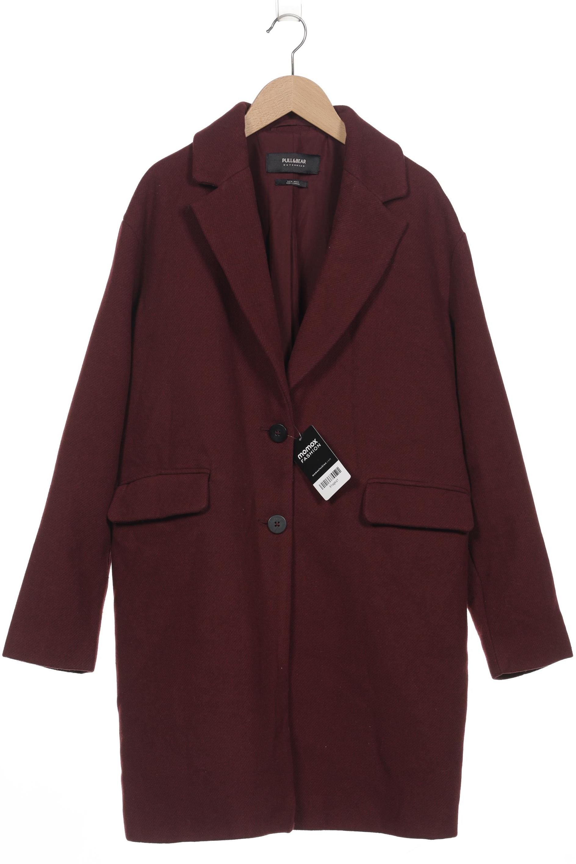 

Pull & Bear Damen Mantel, bordeaux, Gr. 38