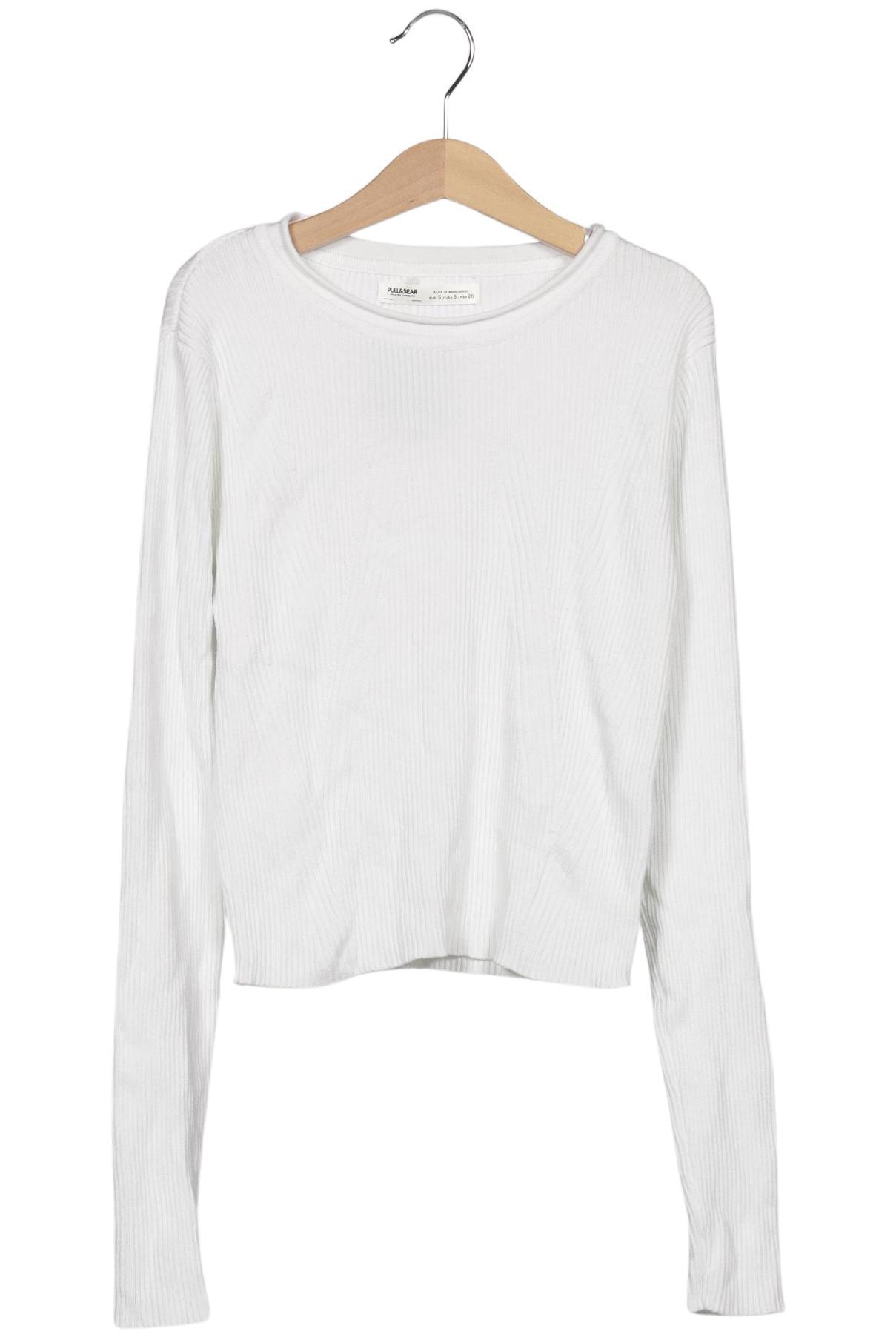 

Pull & Bear Damen Pullover, weiß, Gr. 36