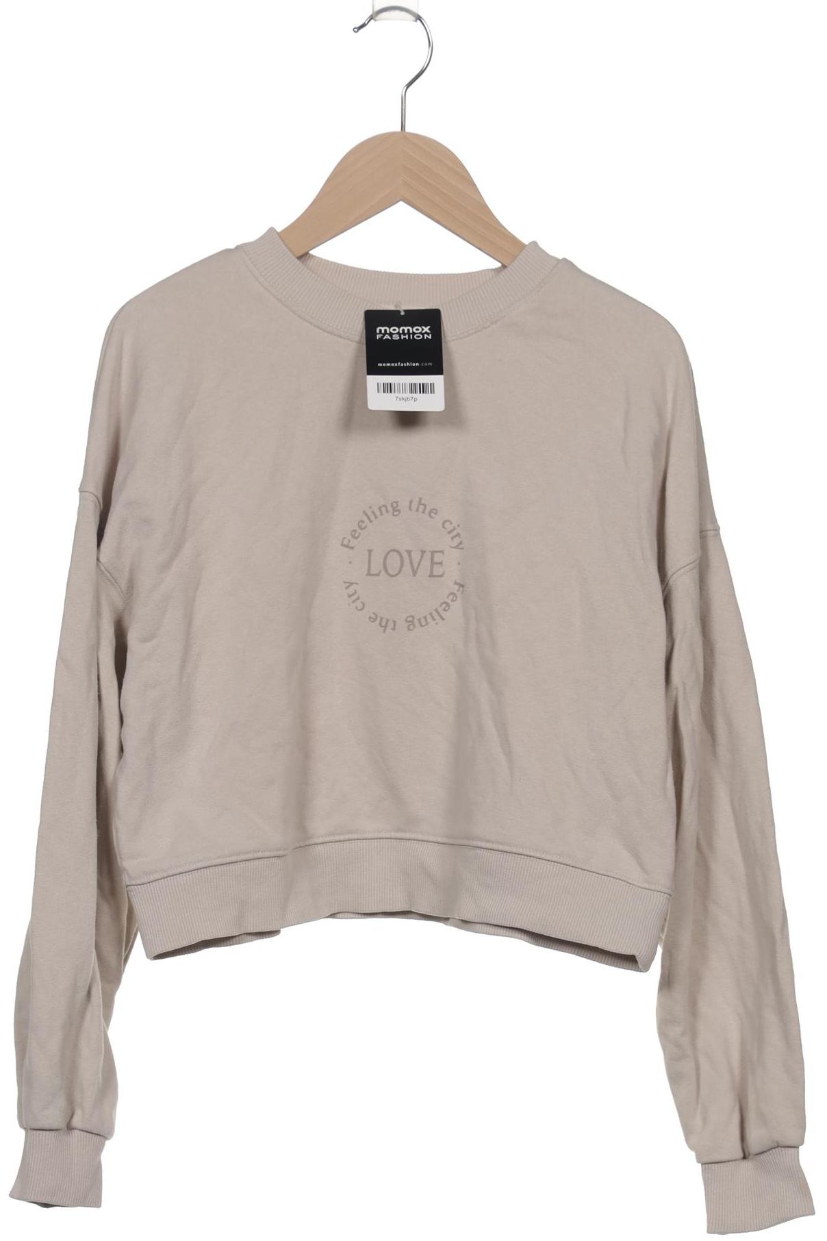 

Pull & Bear Damen Sweatshirt, beige, Gr. 34