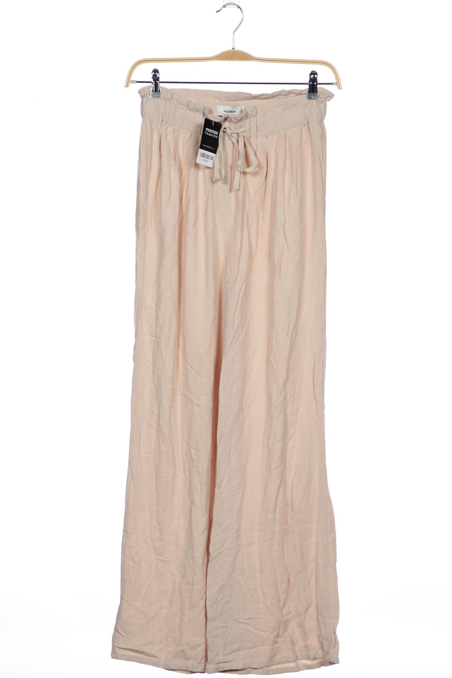 

Pull & Bear Damen Stoffhose, cremeweiß