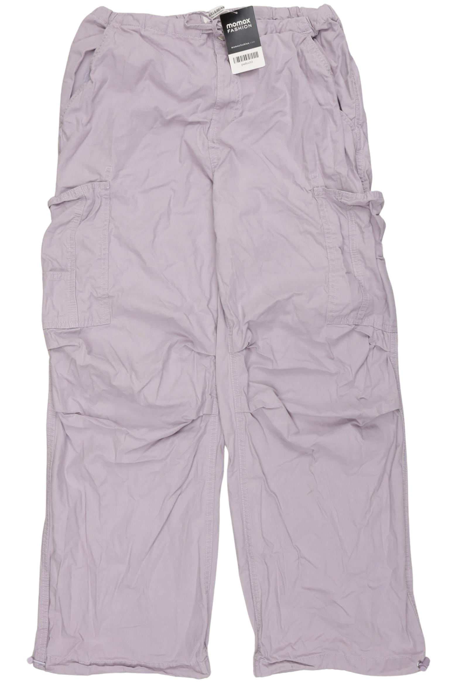 

Pull & Bear Damen Stoffhose, flieder, Gr. 0