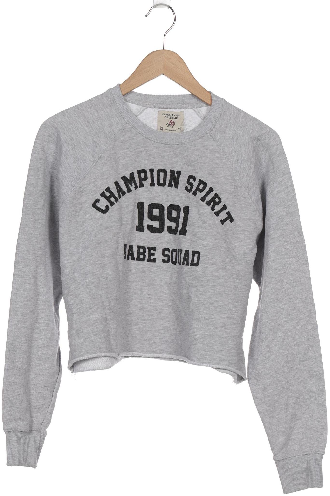 

Pull & Bear Damen Sweatshirt, grau, Gr. 38