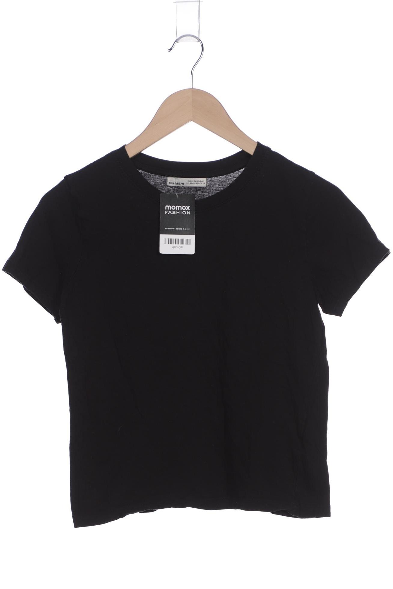 

Pull & Bear Damen T-Shirt, schwarz, Gr. 38