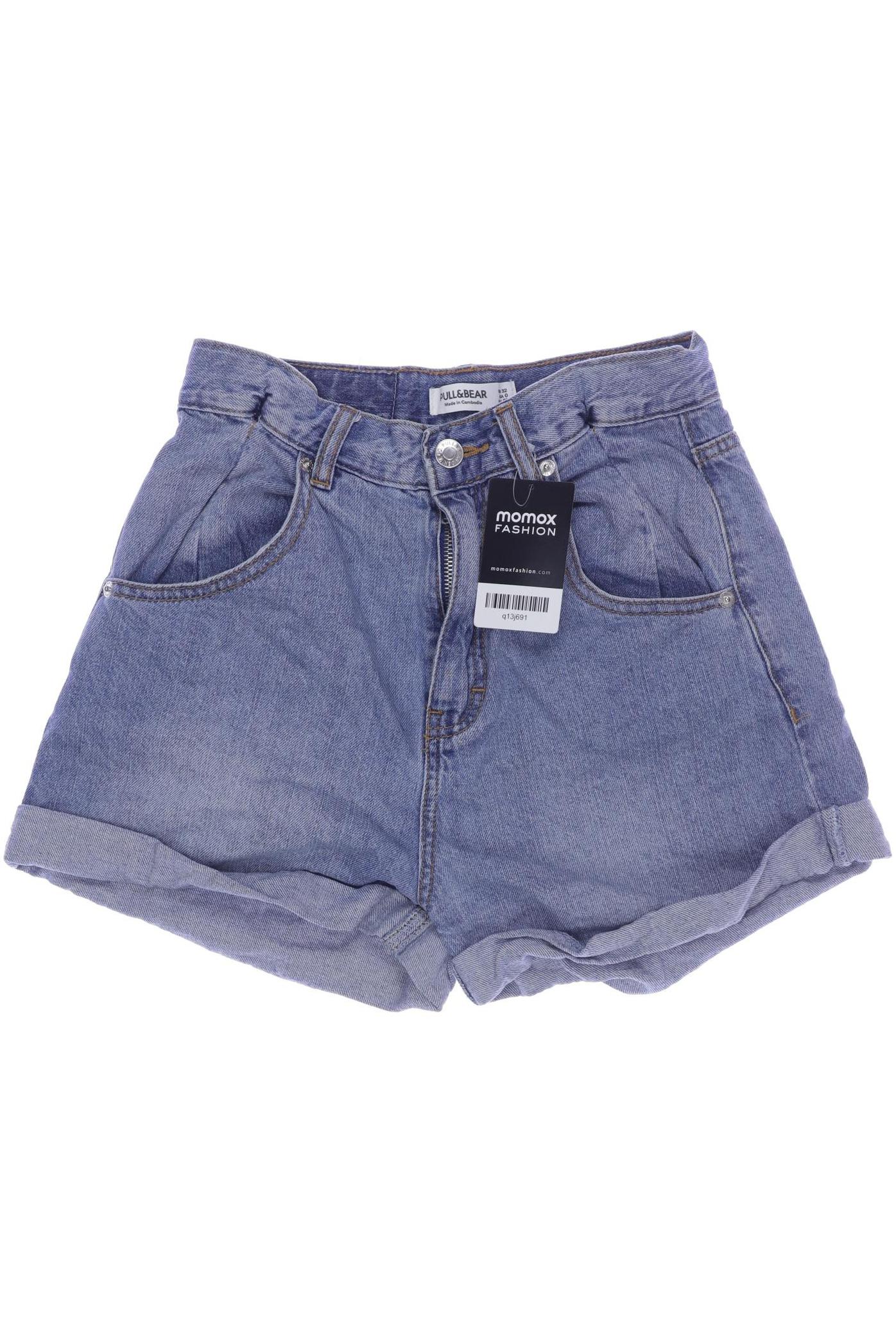 

Pull & Bear Damen Shorts, blau, Gr. 32