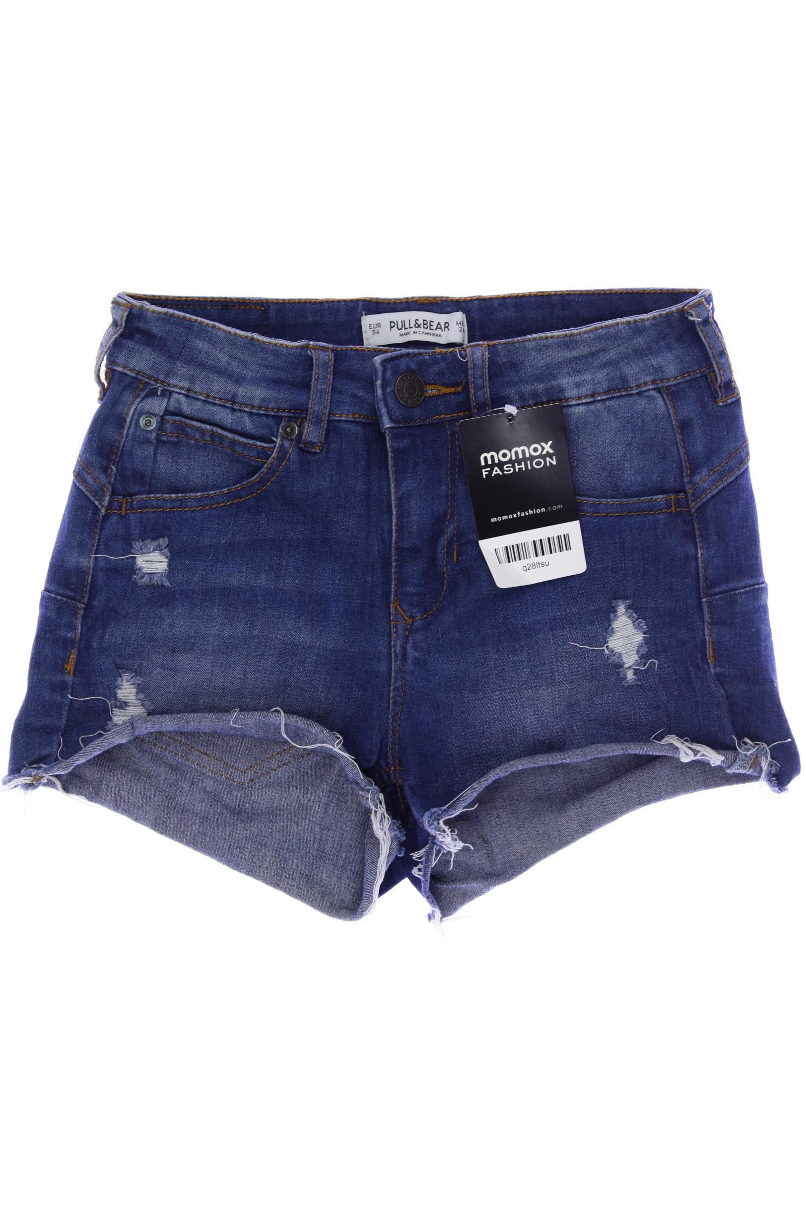 

Pull & Bear Damen Shorts, blau, Gr. 34