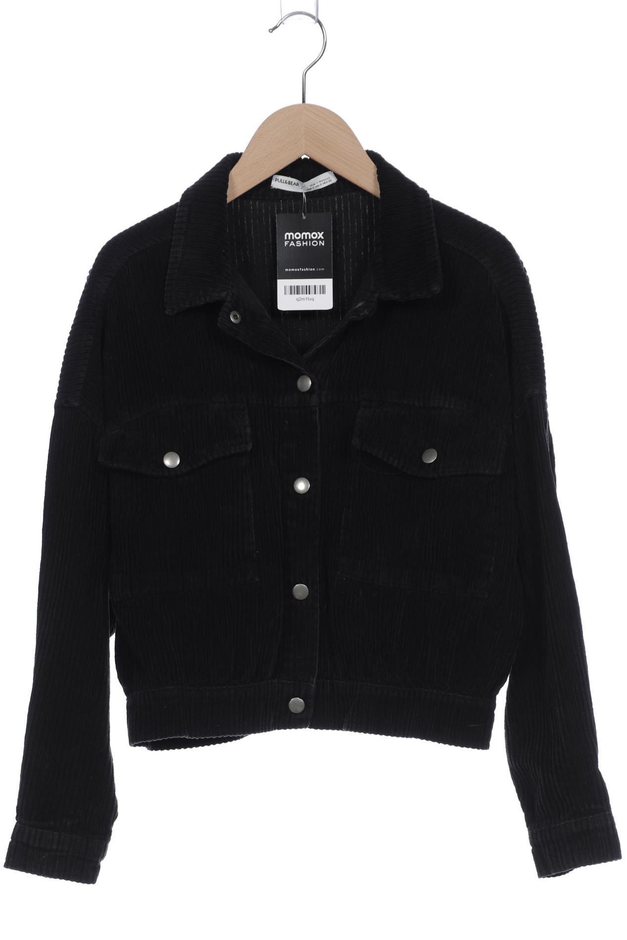 

Pull & Bear Damen Jacke, schwarz, Gr. 36