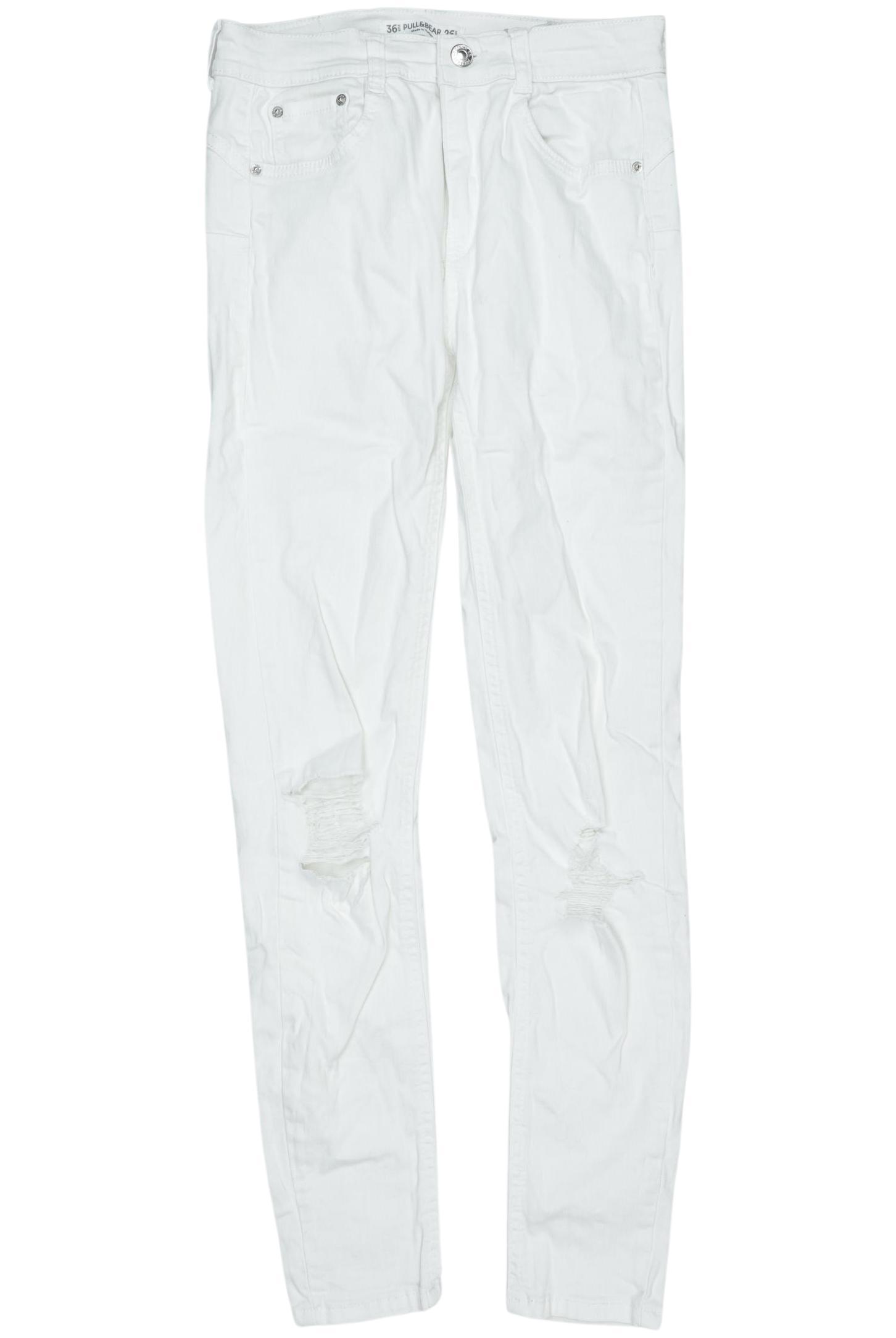 

Pull & Bear Damen Jeans, weiß, Gr. 36