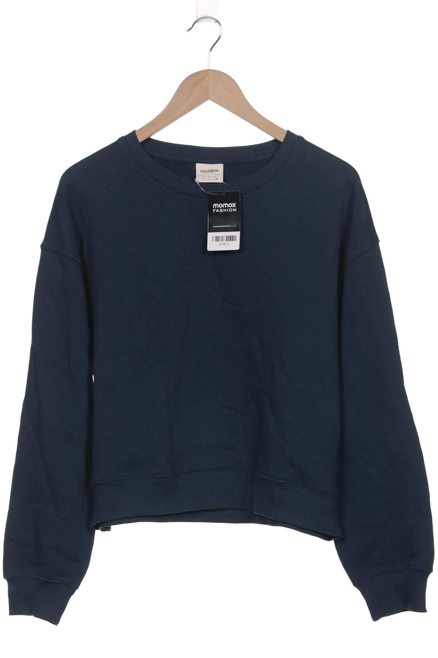 

Pull & Bear Damen Sweatshirt, blau, Gr. 42