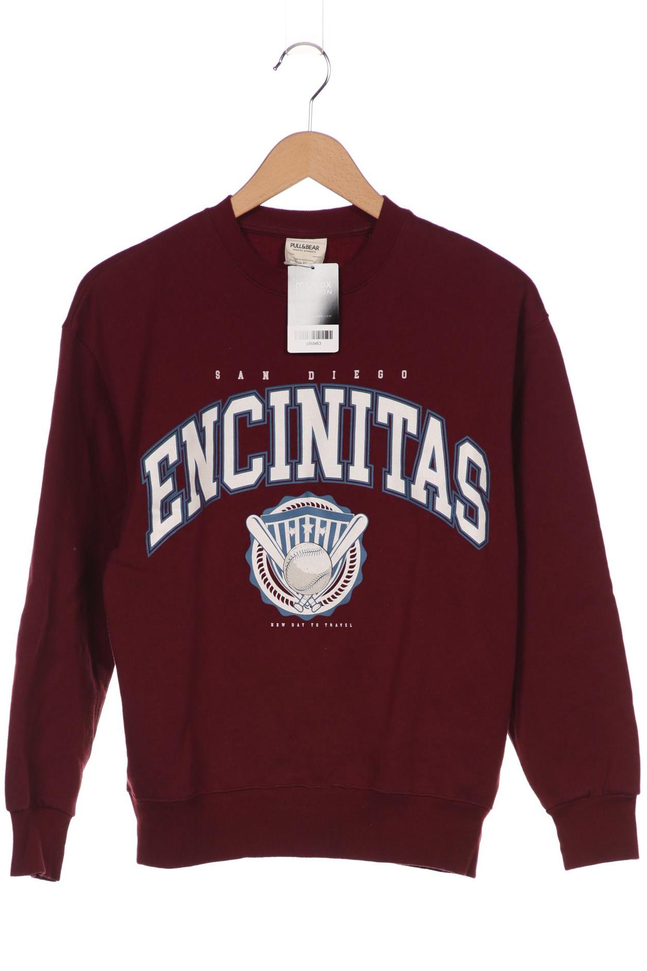 

Pull & Bear Damen Sweatshirt, bordeaux, Gr. 34