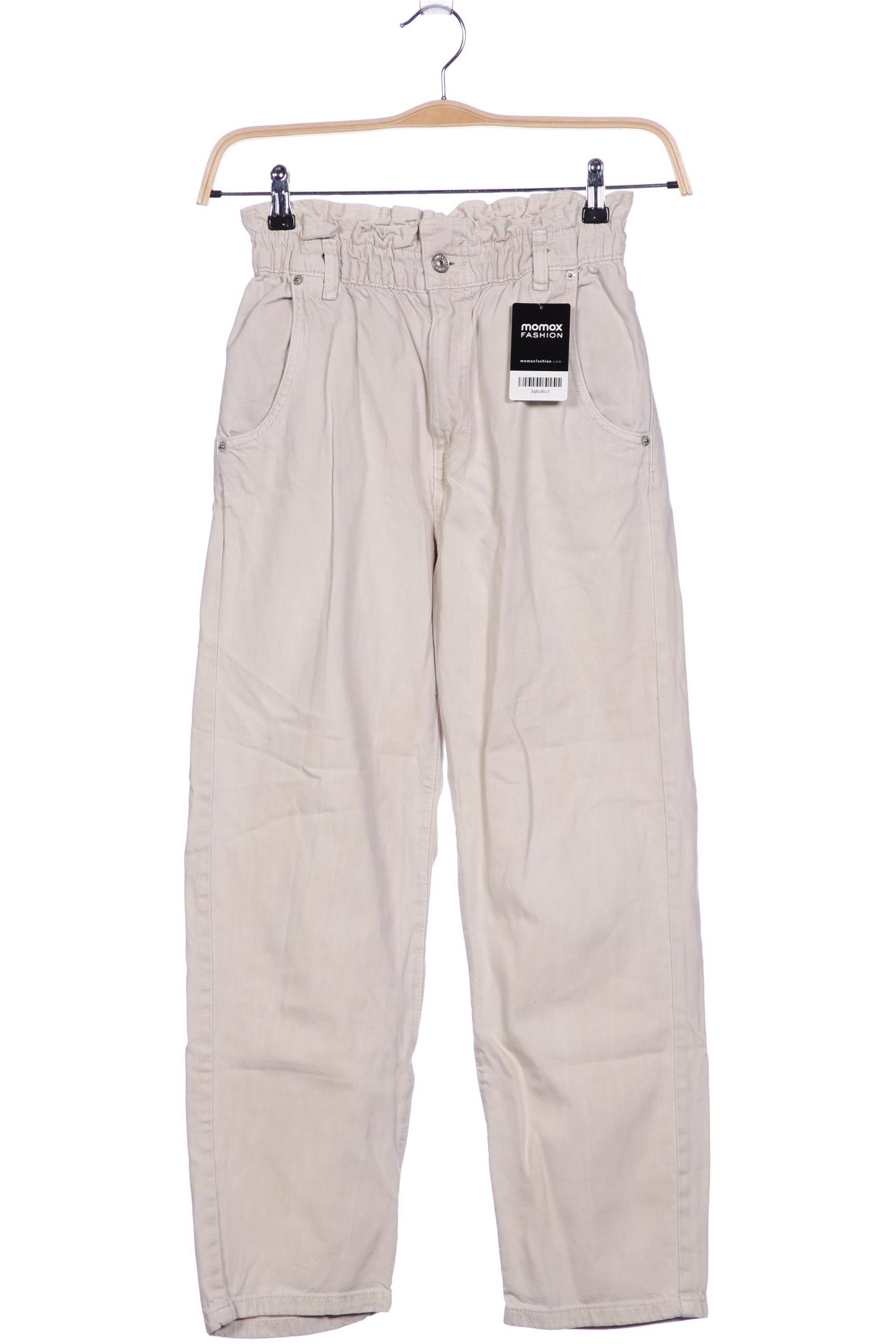 

Pull & Bear Damen Jeans, cremeweiß, Gr. 0