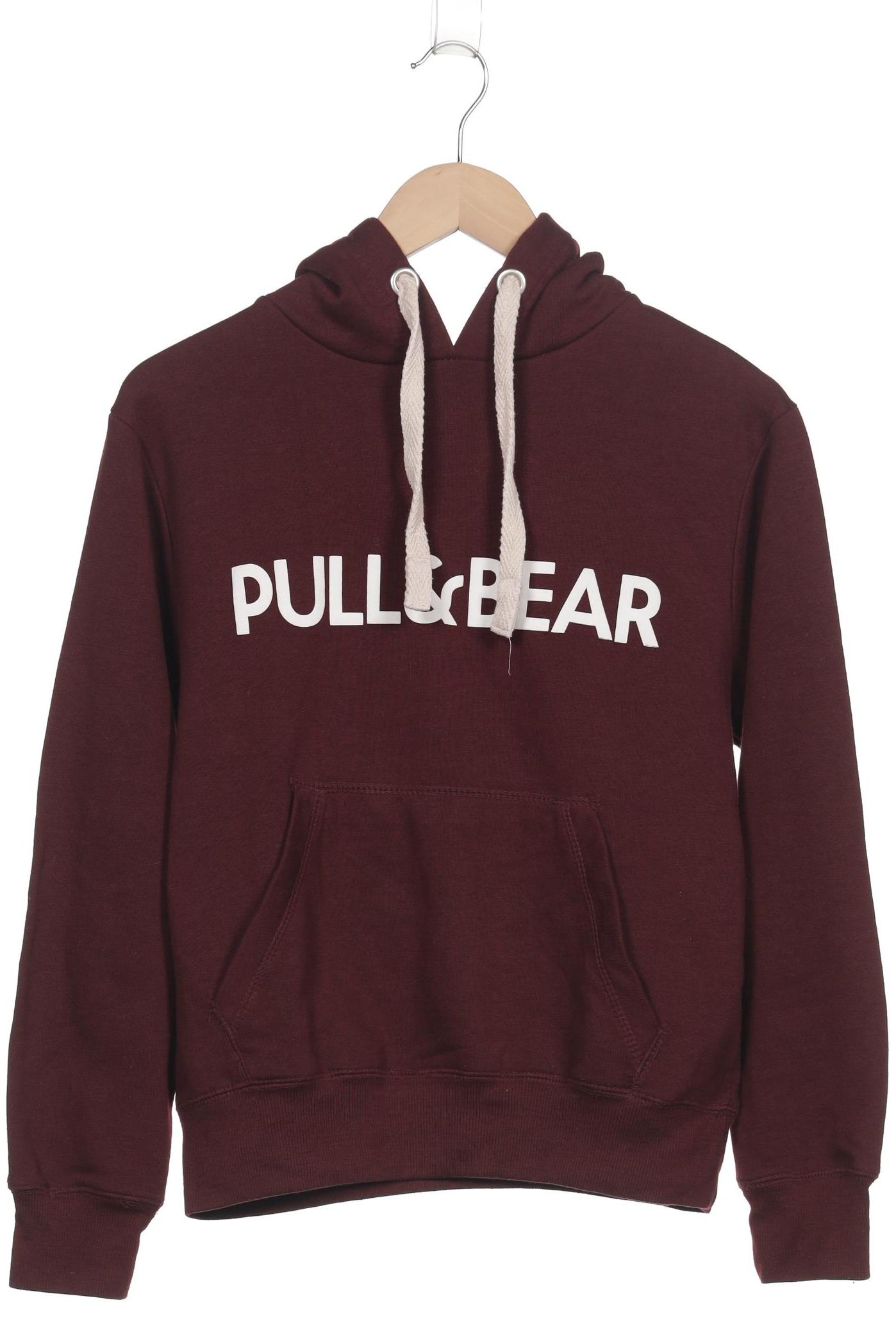 

Pull & Bear Damen Kapuzenpullover, bordeaux, Gr. 36