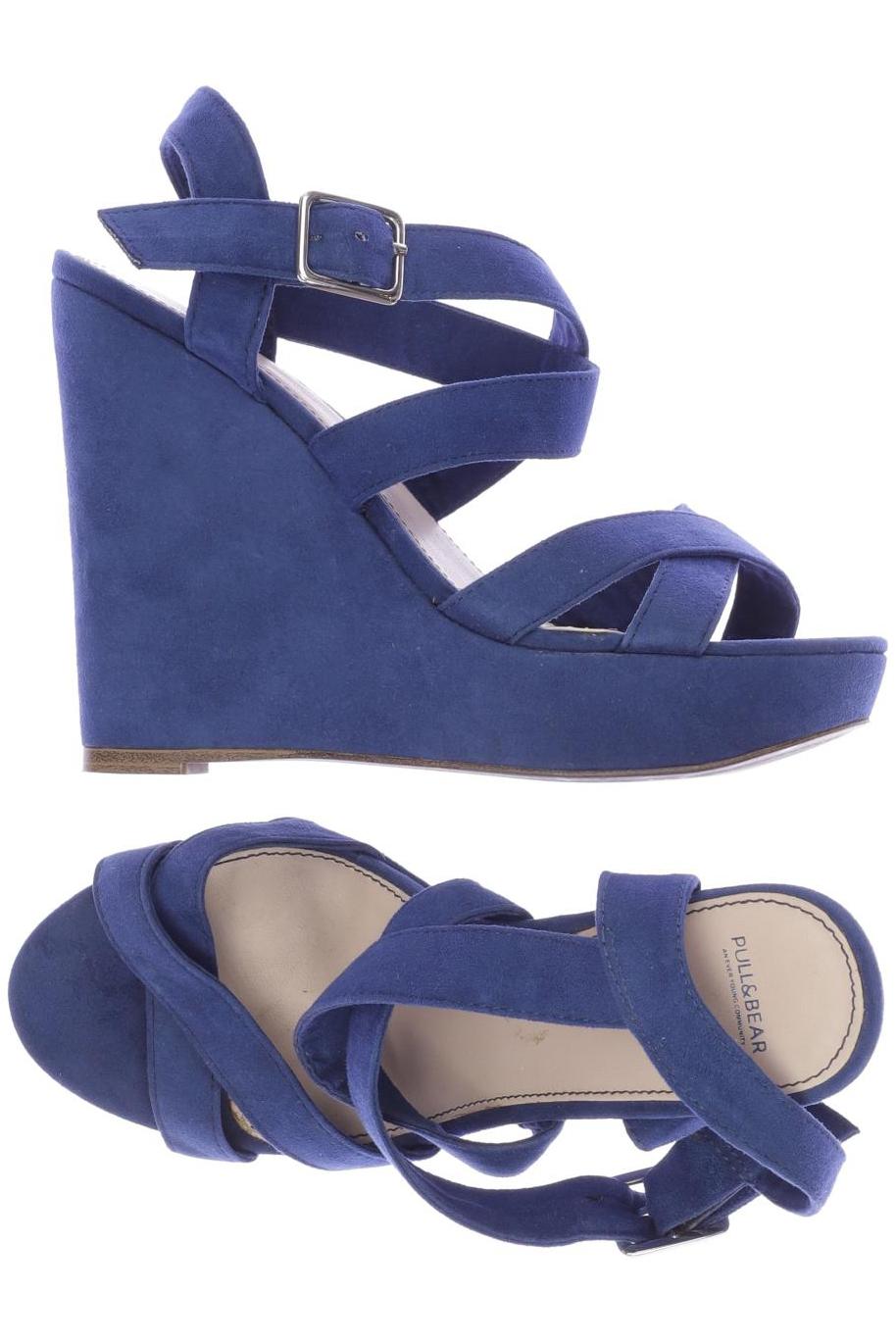 

Pull & Bear Damen Sandale, blau, Gr. 35.5