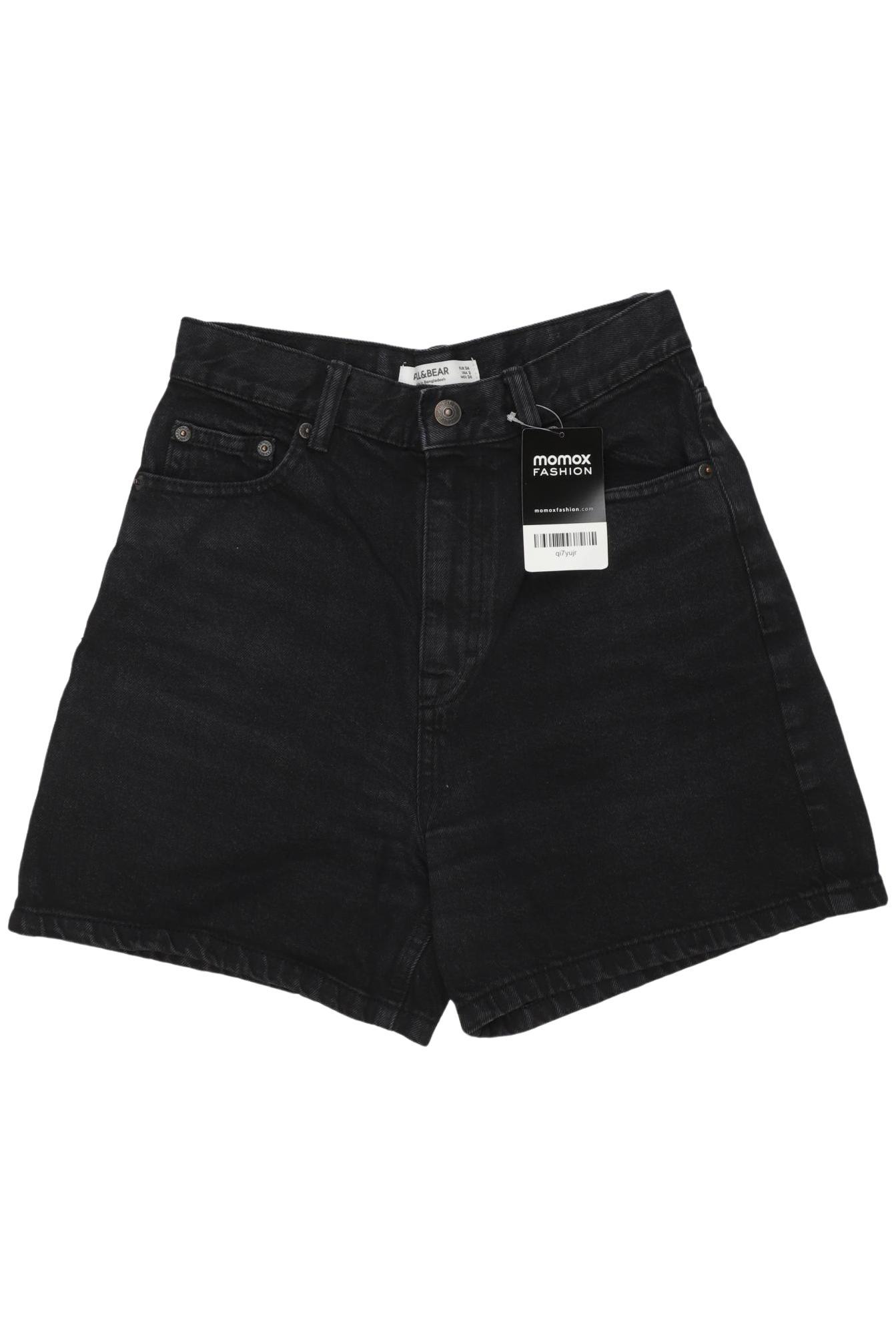 

Pull & Bear Damen Shorts, schwarz, Gr. 34