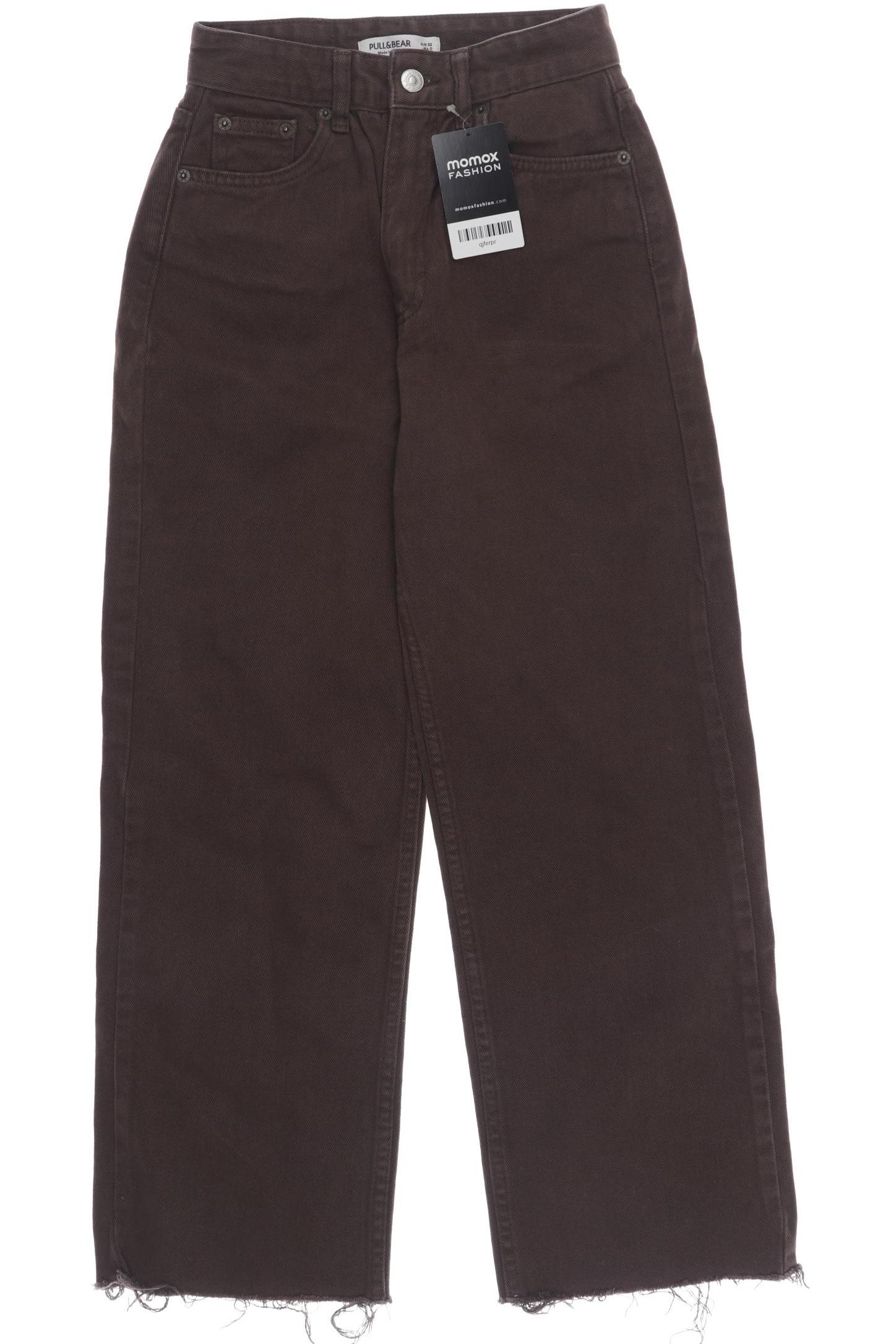 

Pull & Bear Damen Stoffhose, braun