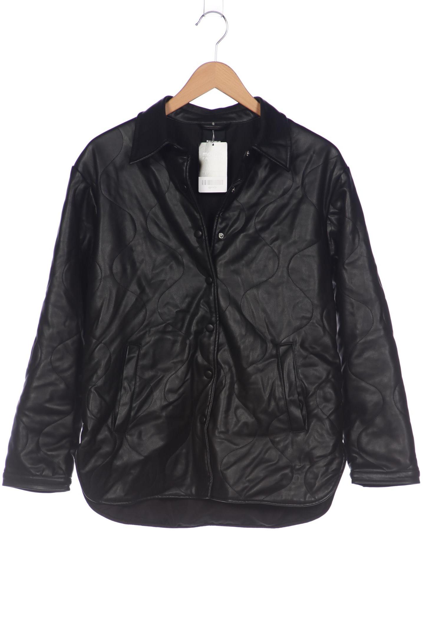 

Pull & Bear Damen Jacke, schwarz, Gr. 36