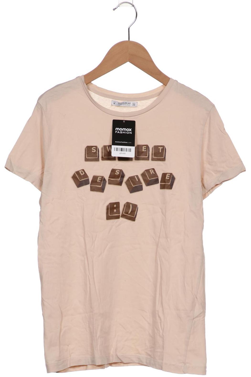 

Pull & Bear Damen T-Shirt, beige, Gr. 38