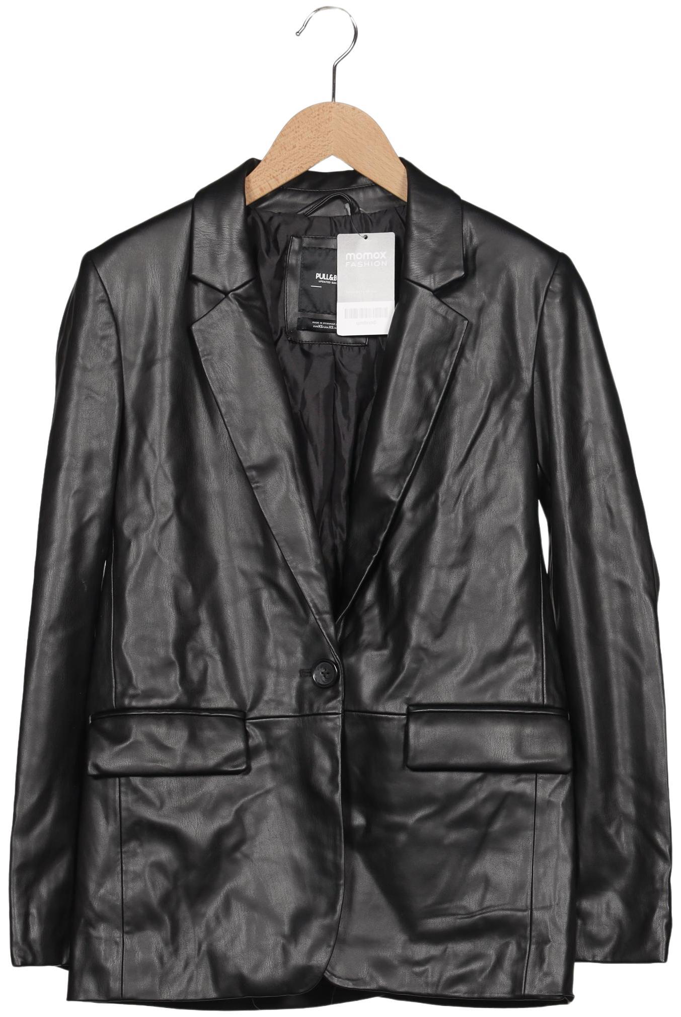 

Pull & Bear Damen Jacke, schwarz, Gr. 34