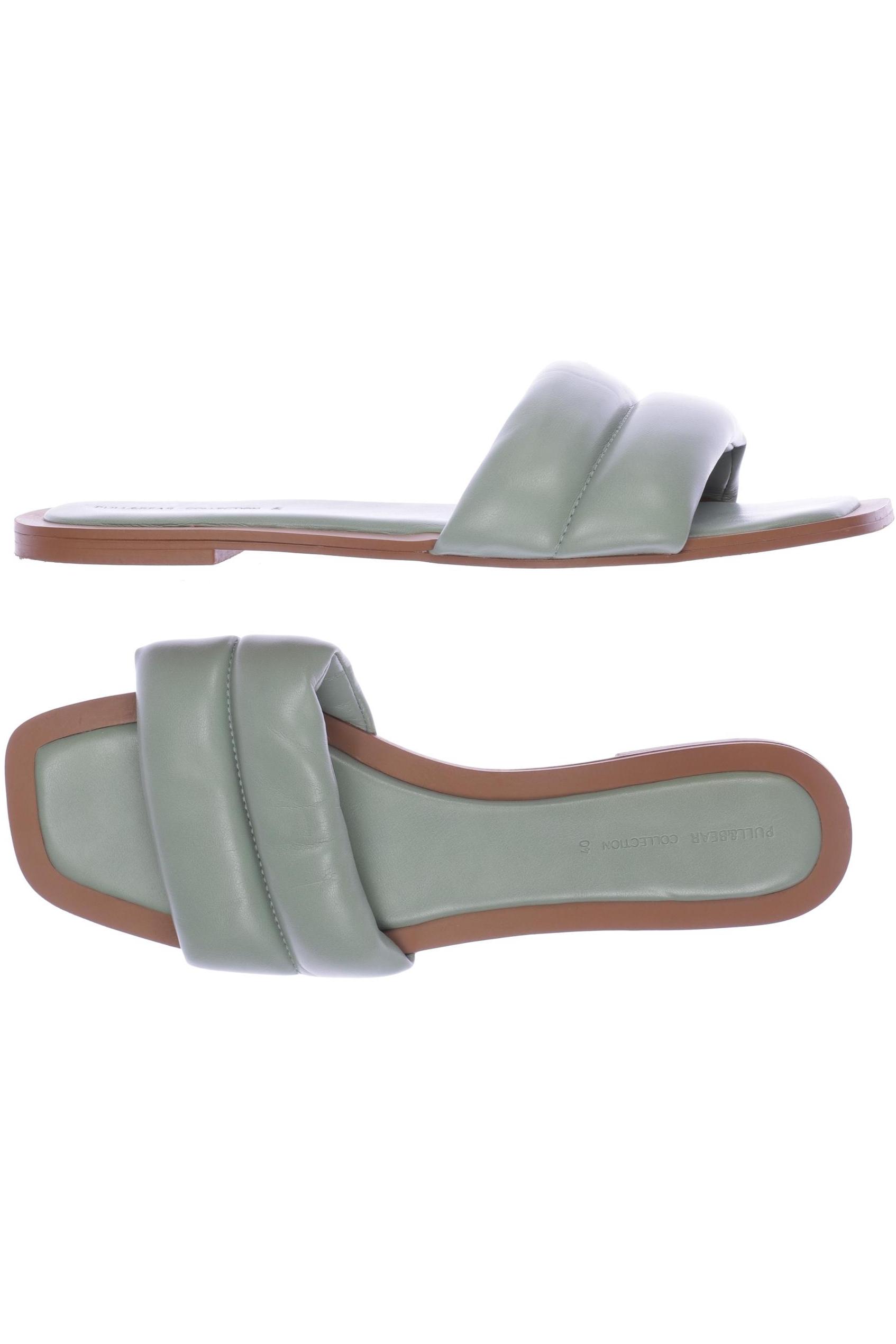 

Pull & Bear Damen Sandale, grün, Gr. 40