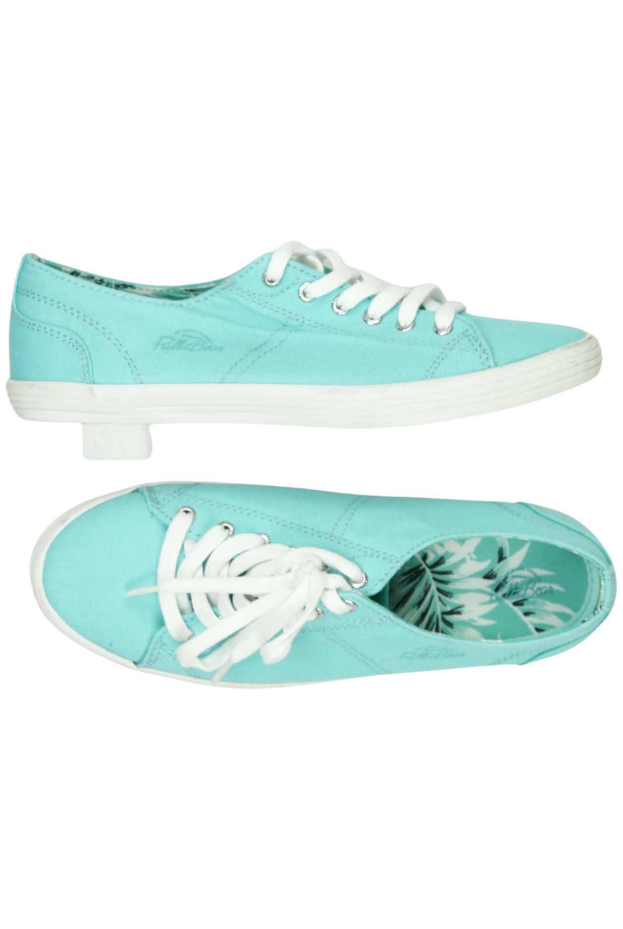 Thumbnail - Pull &amp; Bear Damen Sneakers, türkis, Gr. 35