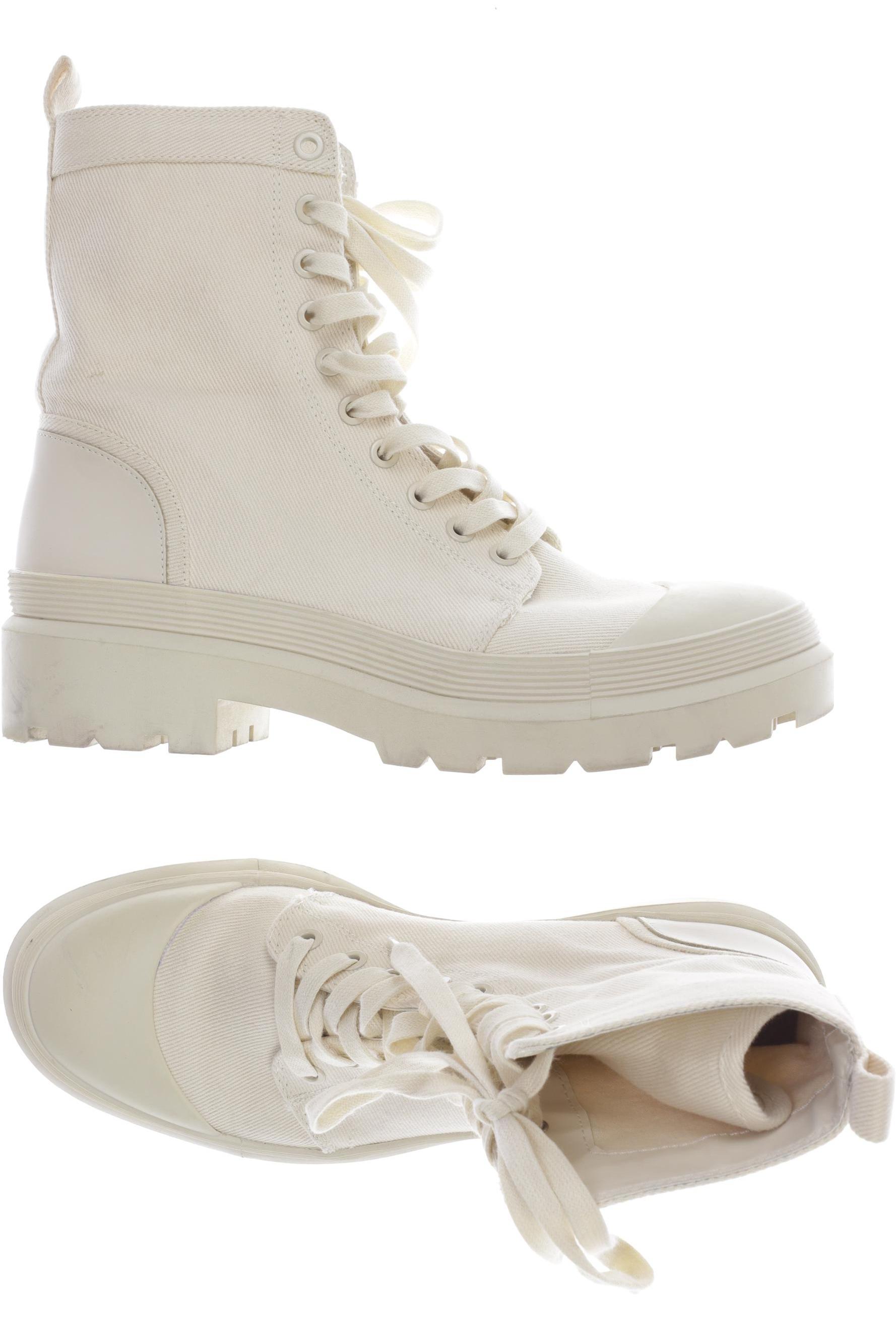 

Pull & Bear Damen Stiefelette, cremeweiß, Gr. 39