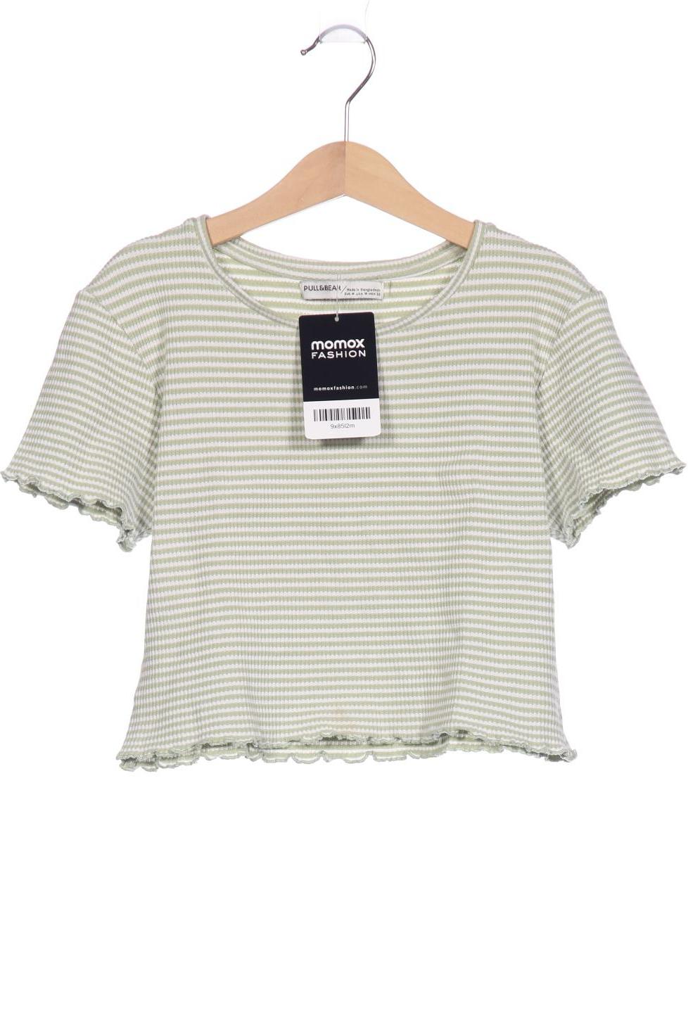 

Pull & Bear Damen T-Shirt, hellgrün, Gr. 38