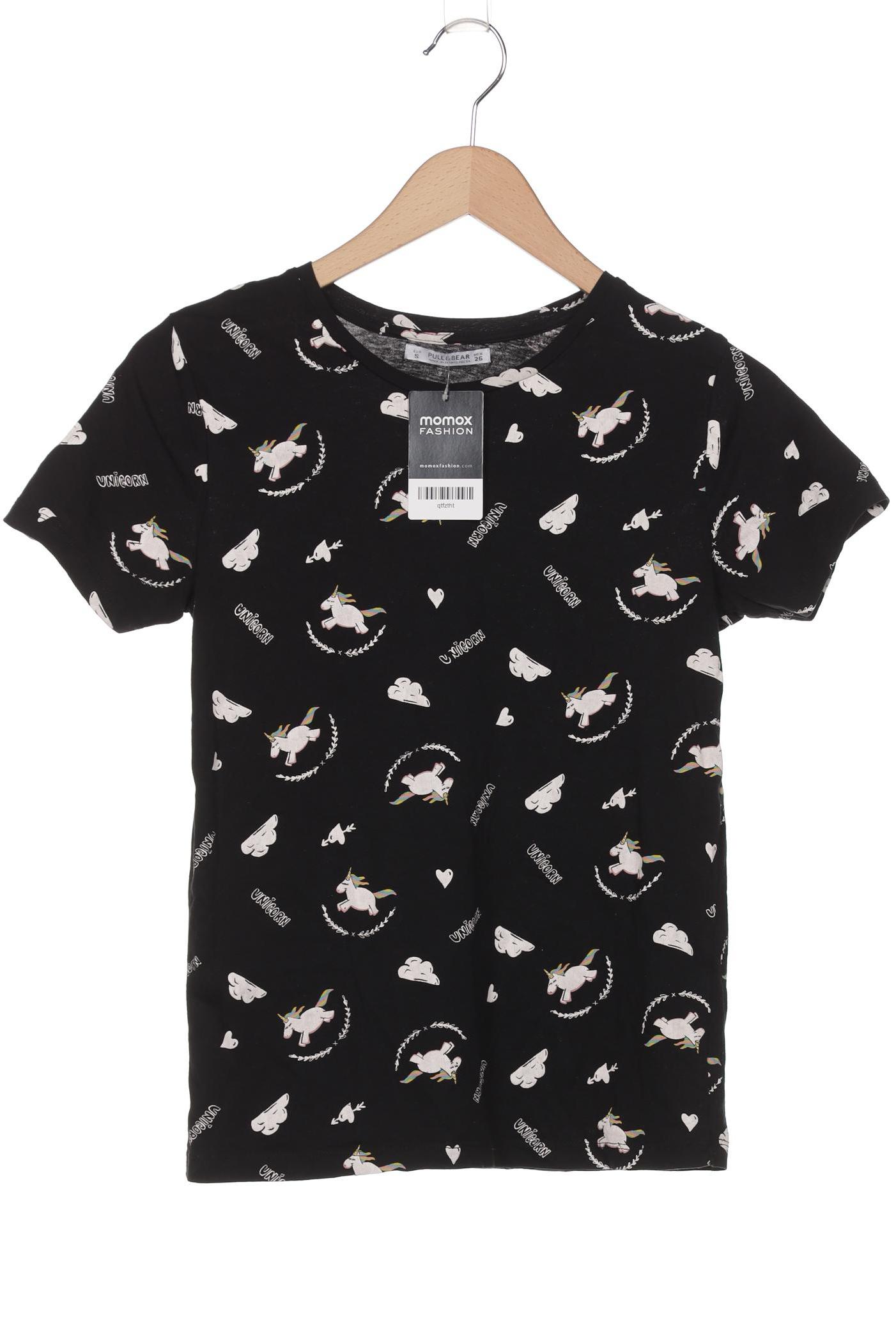 

Pull & Bear Damen T-Shirt, schwarz, Gr. 36