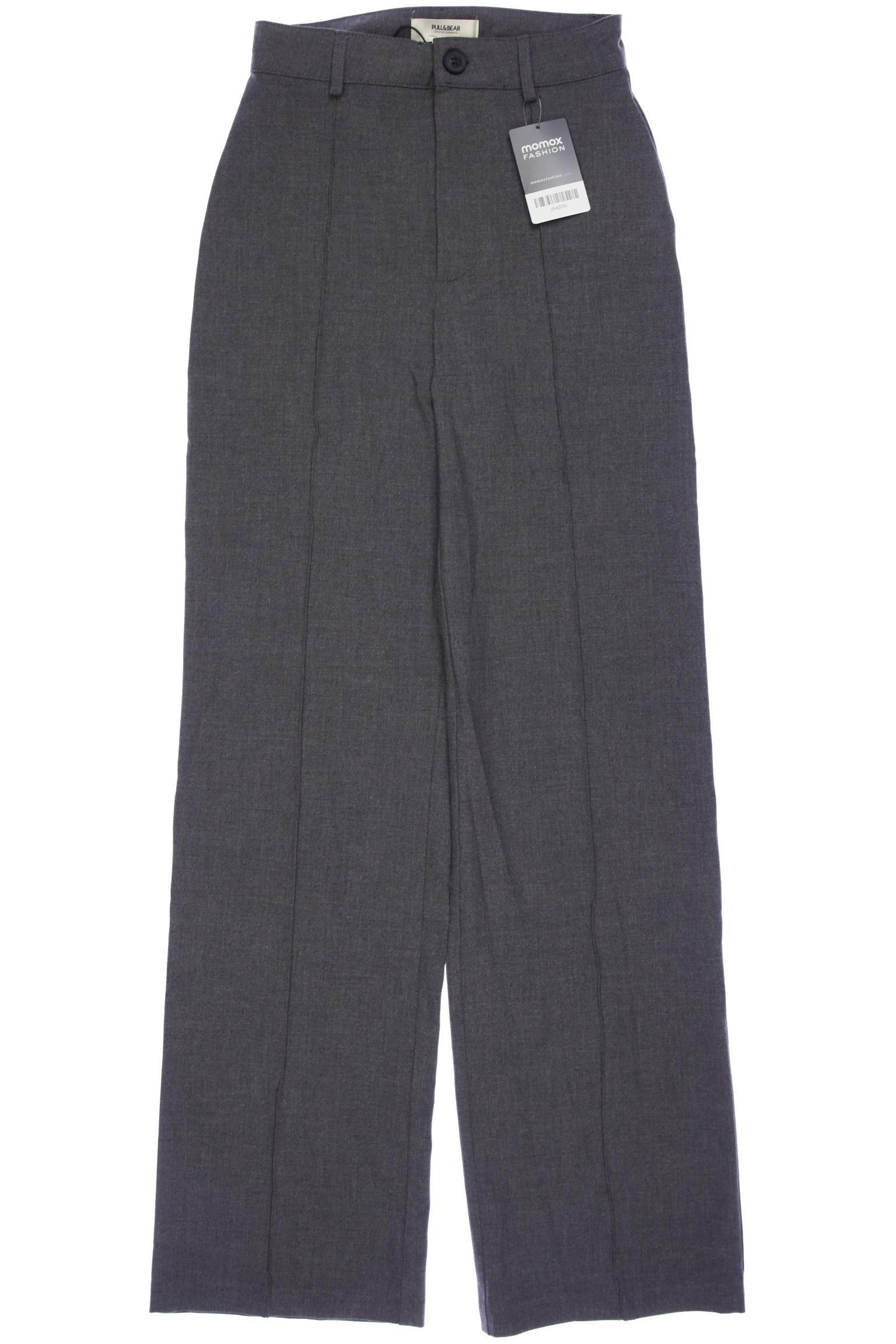 

Pull & Bear Damen Stoffhose, grau, Gr. 0