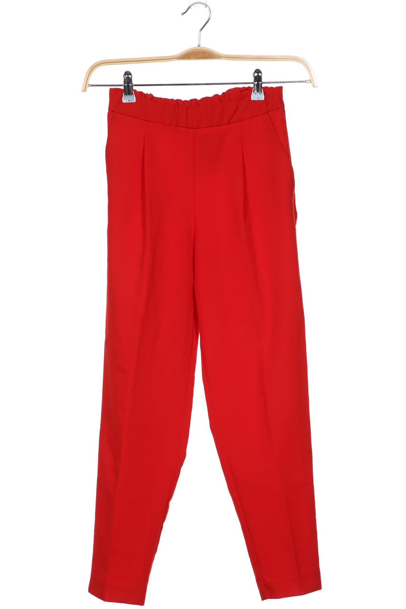 

Pull & Bear Damen Stoffhose, rot