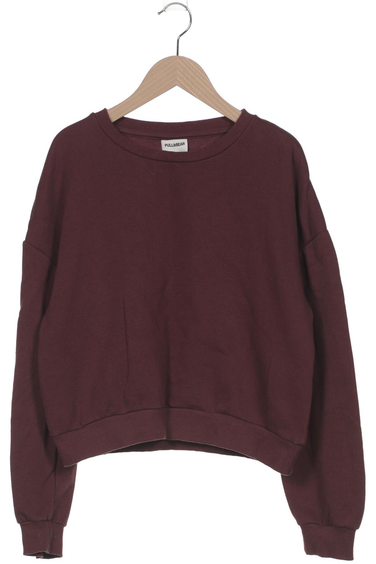 

Pull & Bear Damen Sweatshirt, bordeaux, Gr. 36