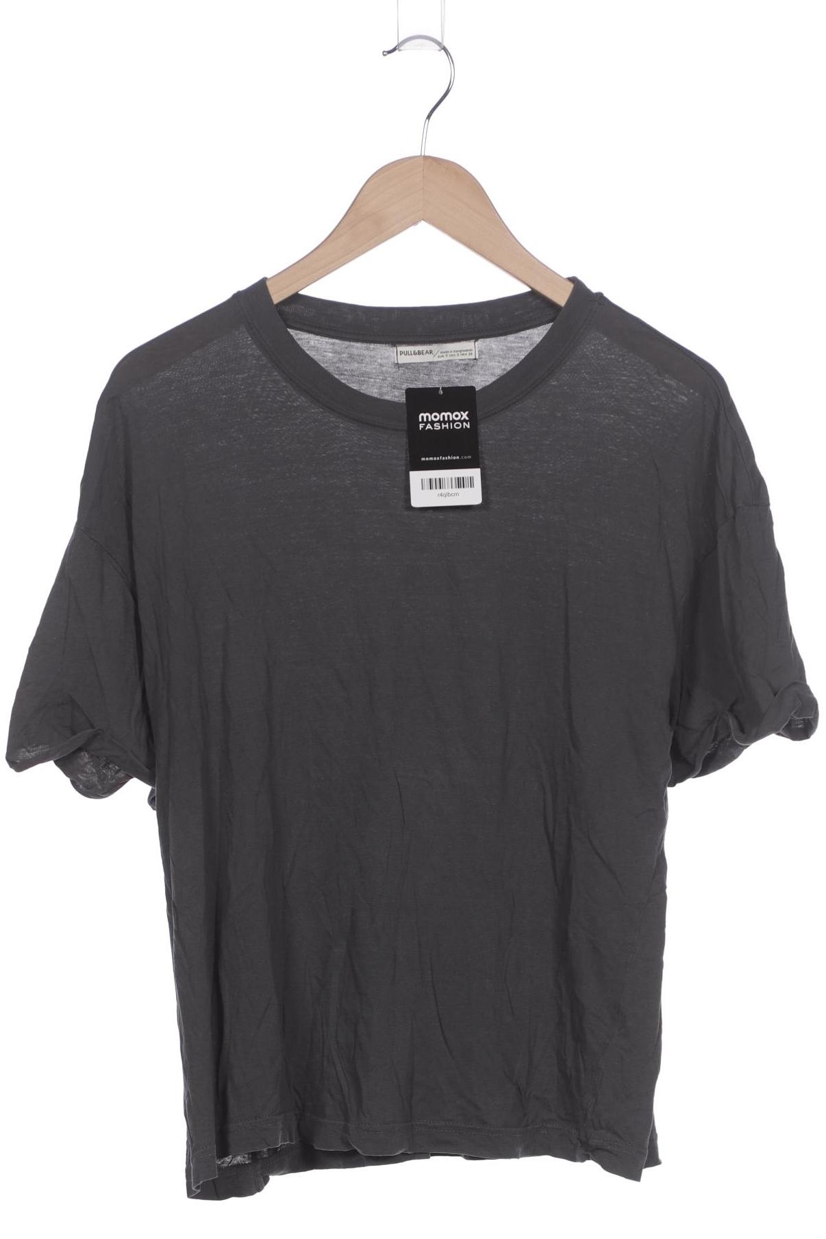 

Pull & Bear Damen T-Shirt, grau, Gr. 36