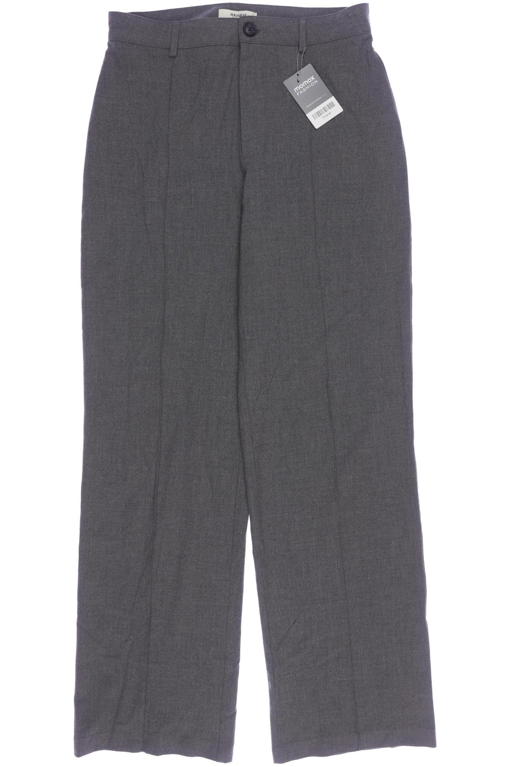 

Pull & Bear Damen Stoffhose, grau, Gr. 0