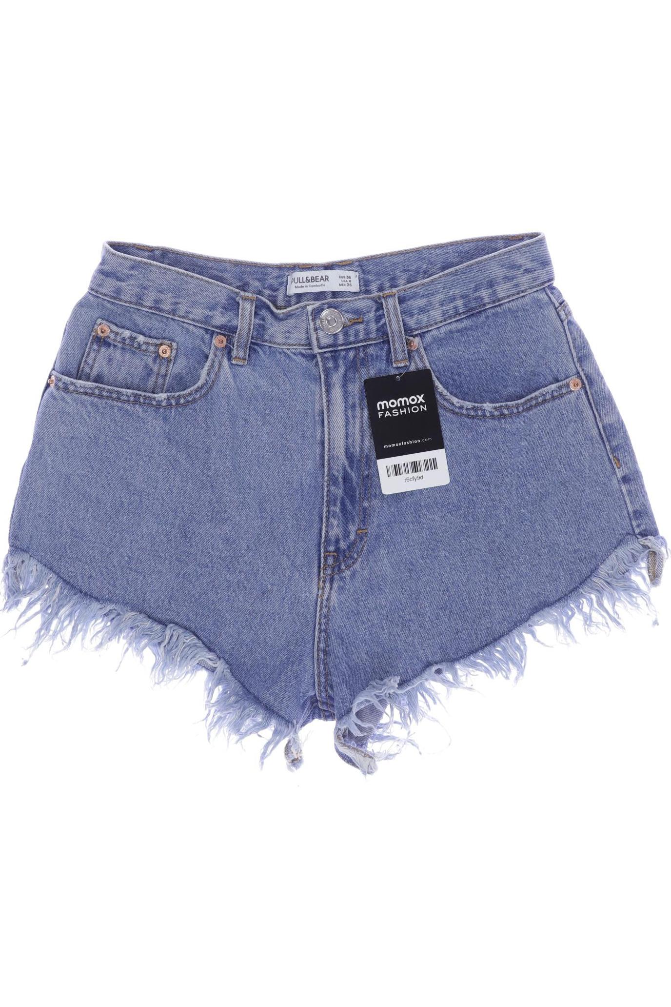 

Pull & Bear Damen Shorts, blau, Gr. 36