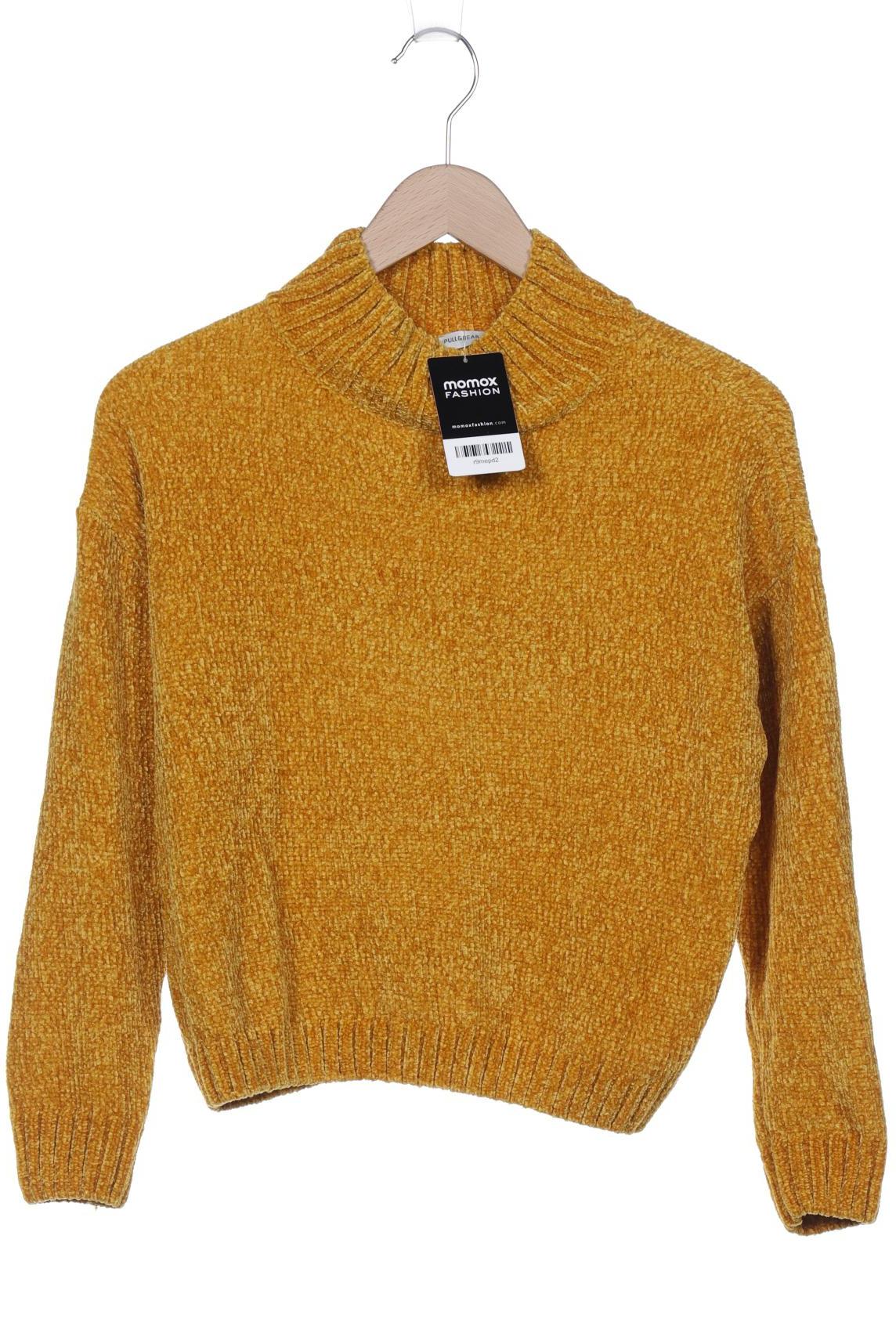 

Pull & Bear Damen Pullover, gelb, Gr. 36