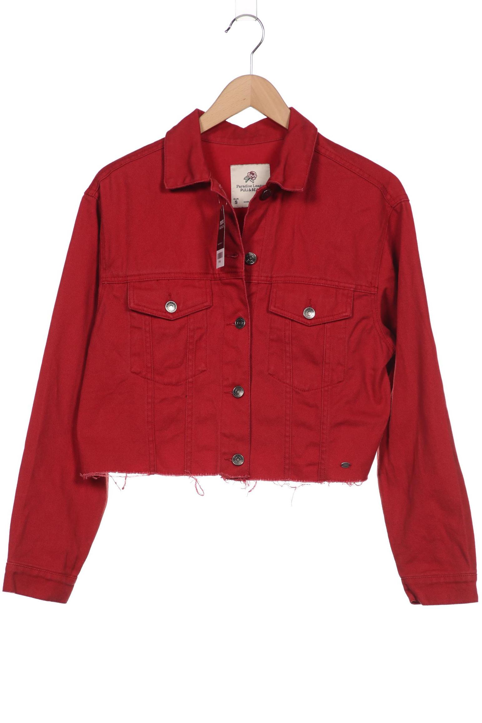 

Pull & Bear Damen Jacke, rot