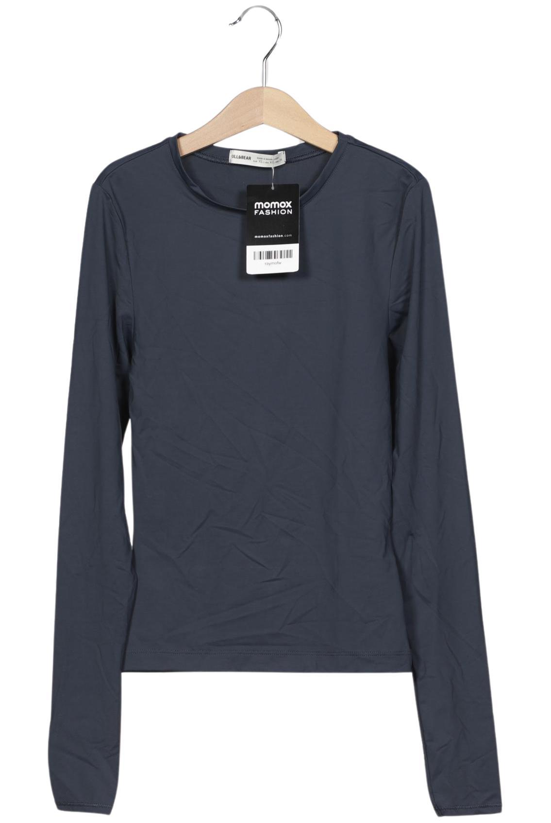 

Pull & Bear Damen Langarmshirt, marineblau, Gr. 34