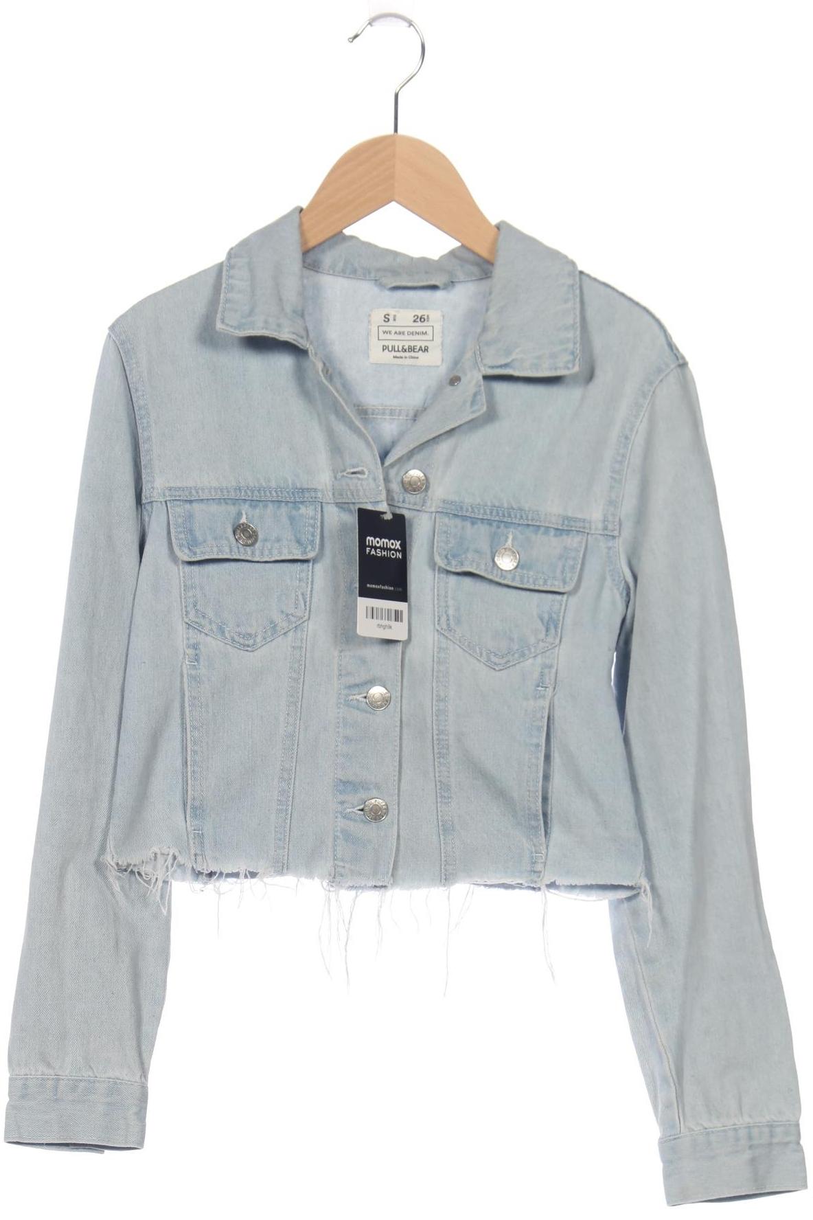 

Pull & Bear Damen Jacke, hellblau, Gr. 36