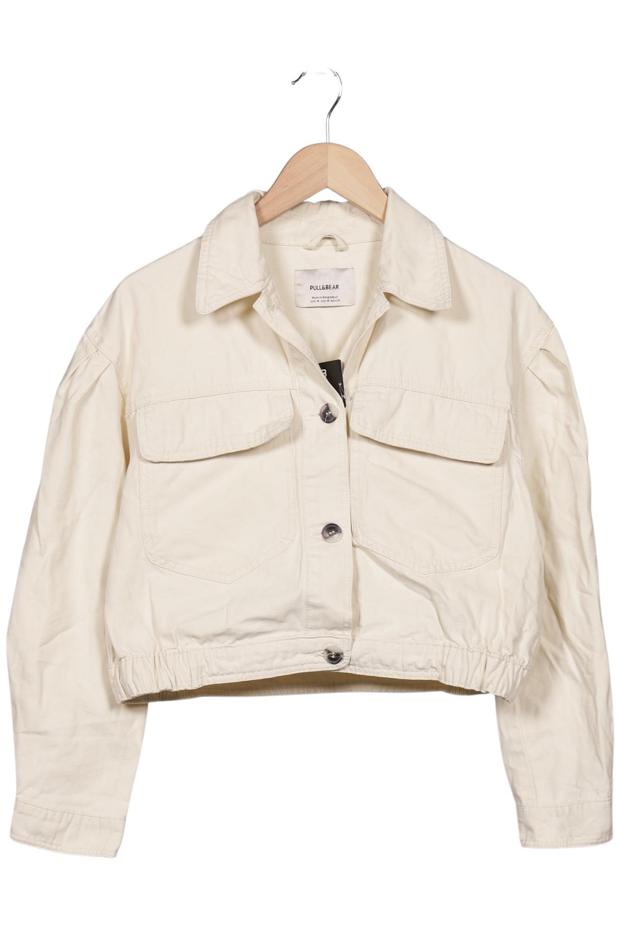 

Pull & Bear Damen Jacke, cremeweiß, Gr. 38