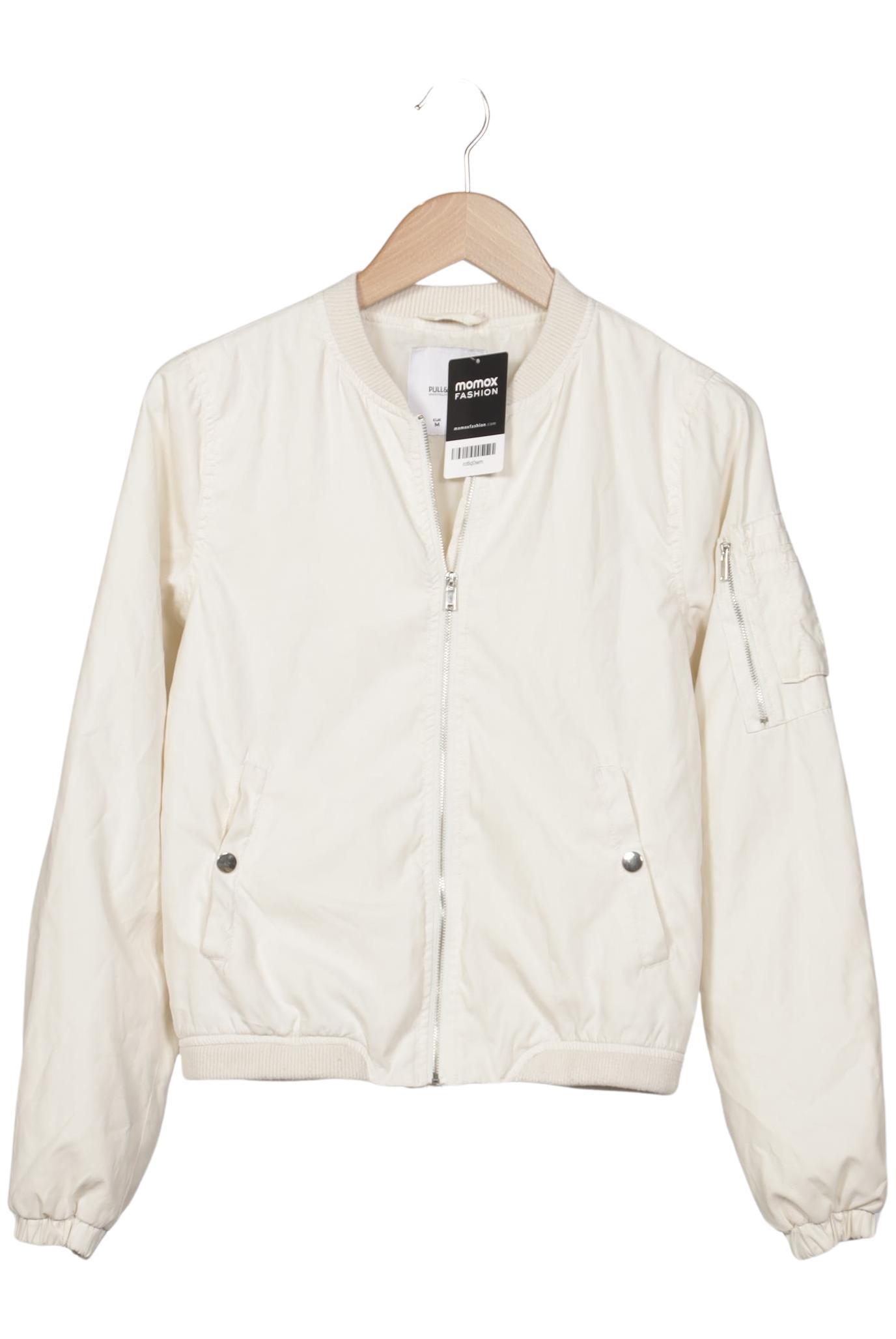 

Pull & Bear Damen Jacke, cremeweiß, Gr. 38