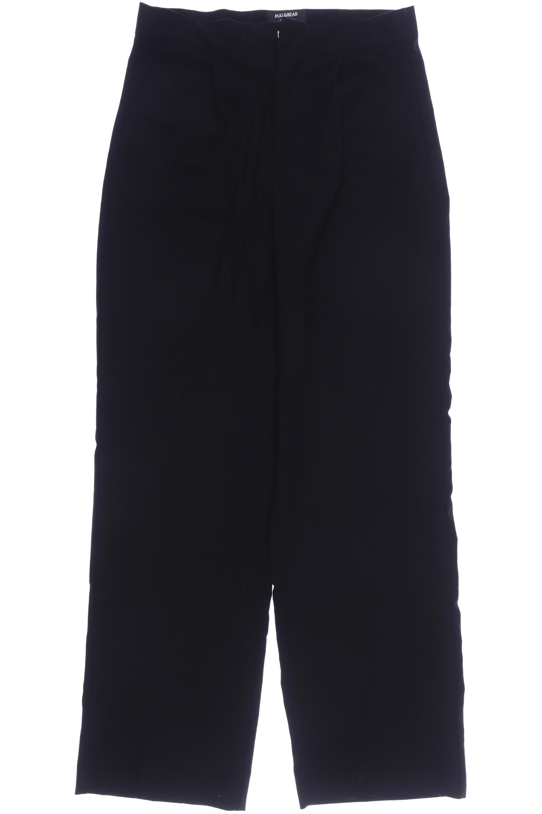 

Pull & Bear Damen Stoffhose, schwarz, Gr. 0