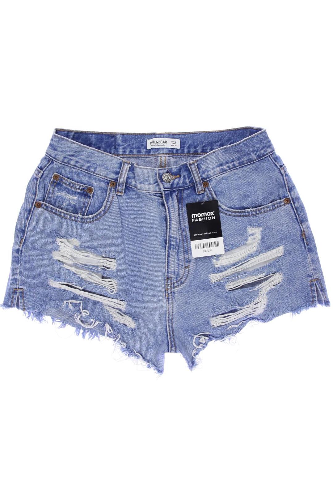 

Pull & Bear Damen Shorts, blau, Gr. 38
