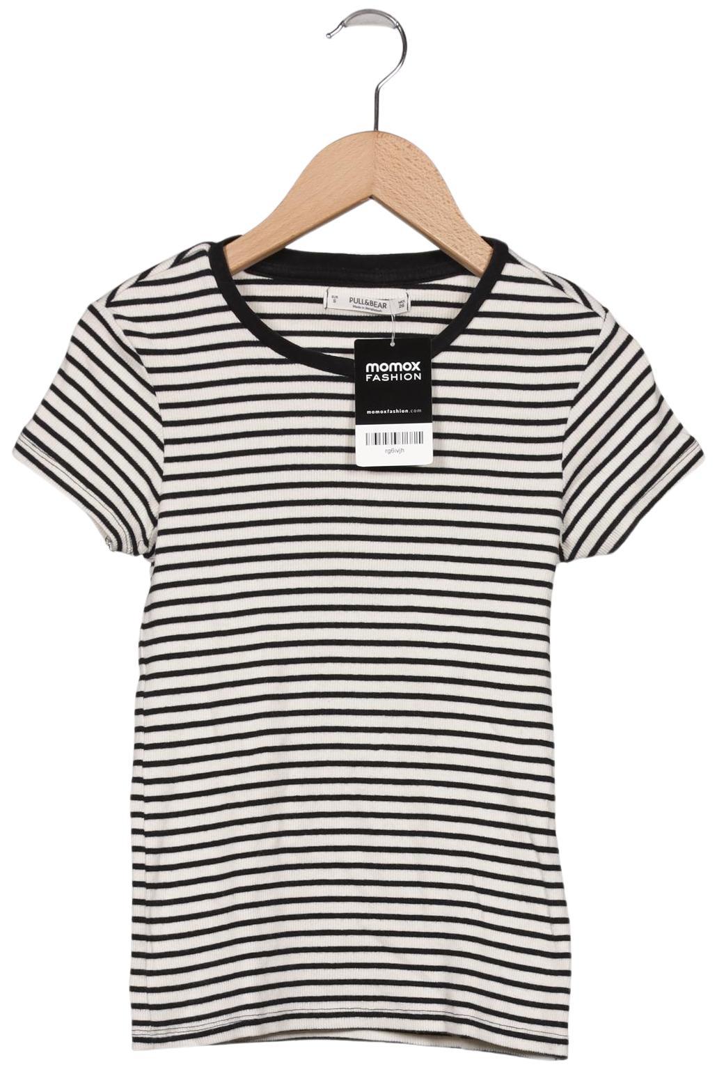 

Pull & Bear Damen T-Shirt, cremeweiß, Gr. 36