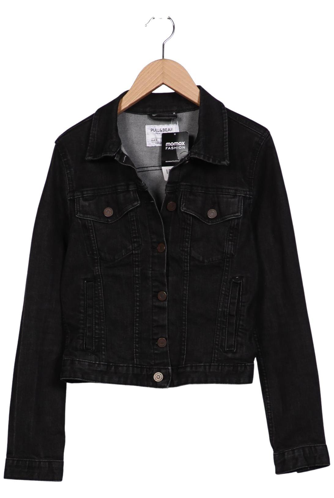 

Pull & Bear Damen Jacke, schwarz, Gr. 36